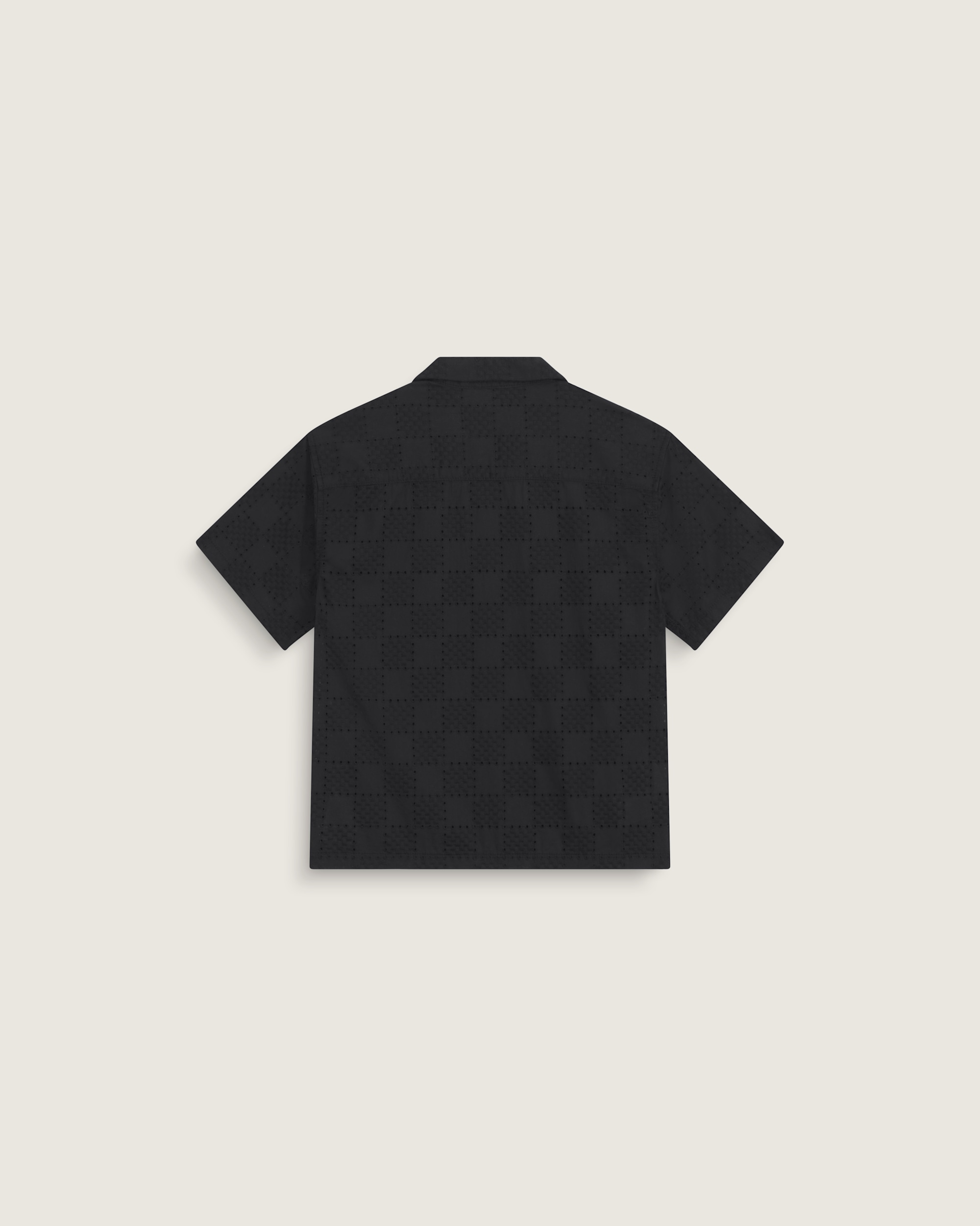 Kids Wayside Eyelit Shirt VANS Black ALT1