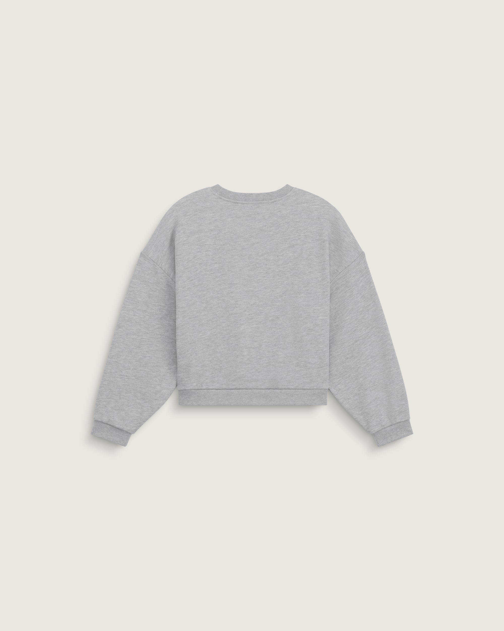 Kids Kohana Slouchy Crew Sweatshirt VANS Cement Heather Grey ALT1