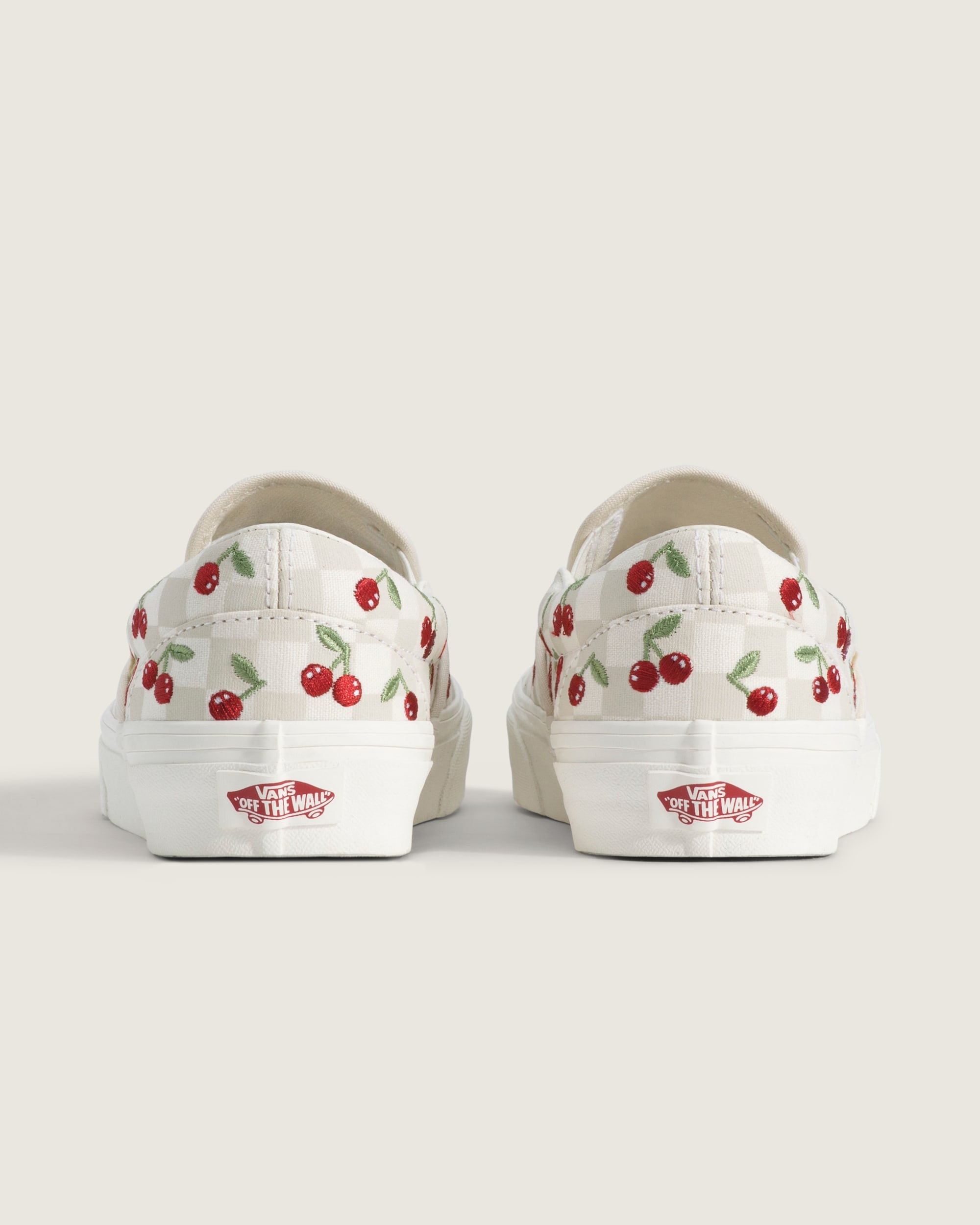 Classic SlipOn Checkerboard Shoe VANS Checkerboard Turtledove White  Marshmallow White ALT3