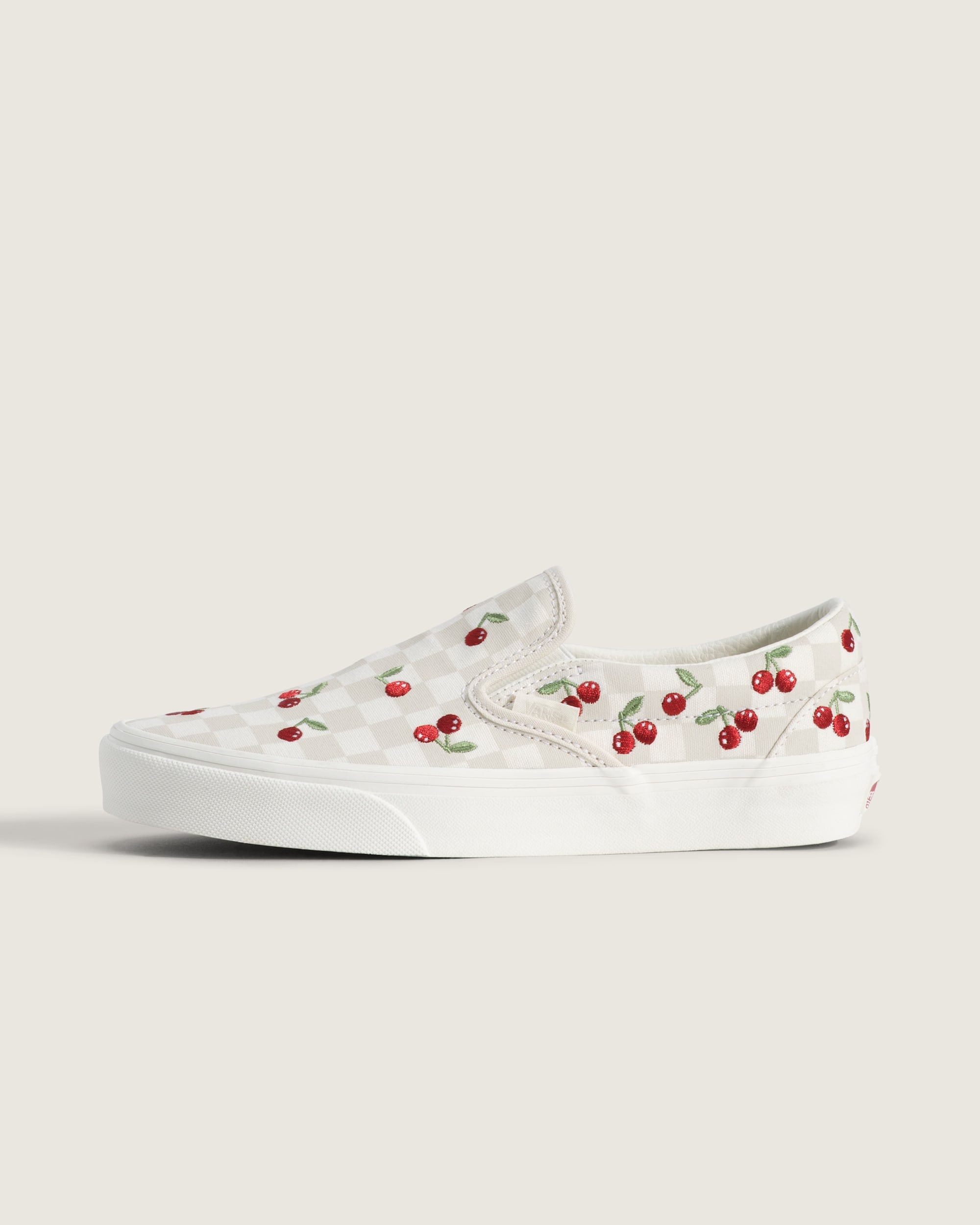 Classic SlipOn Checkerboard Shoe VANS Checkerboard Turtledove White  Marshmallow White HERO
