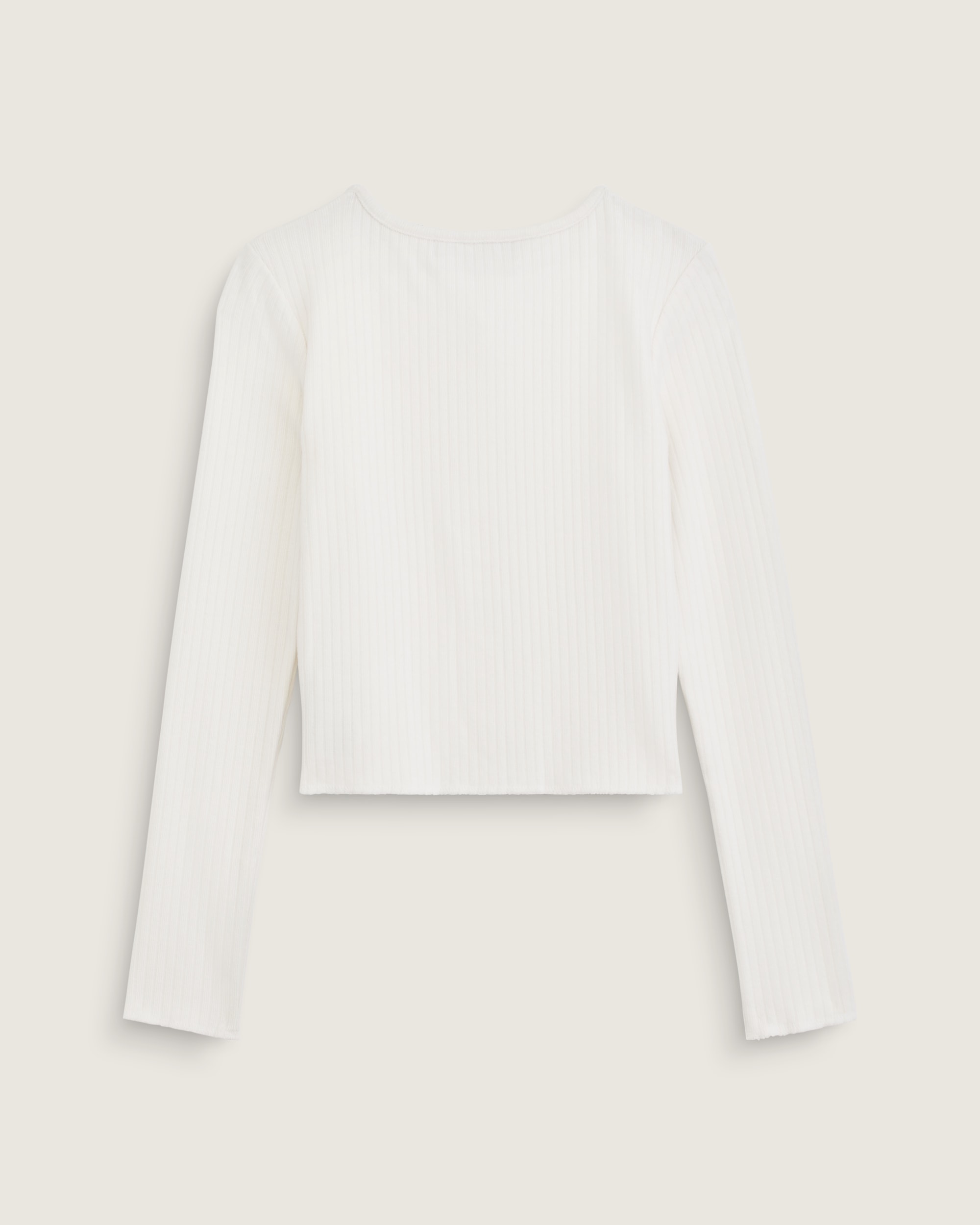 Long Sleeve Button Up Shirt VANS Marshmallow White ALT1