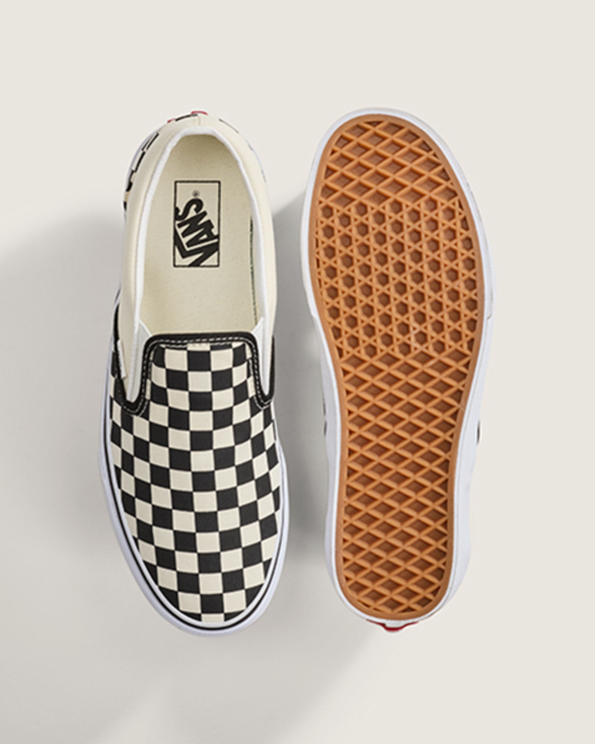 Classic SlipOn Checkerboard Shoe VANS Checkerboard Black  White ALT2_477x606