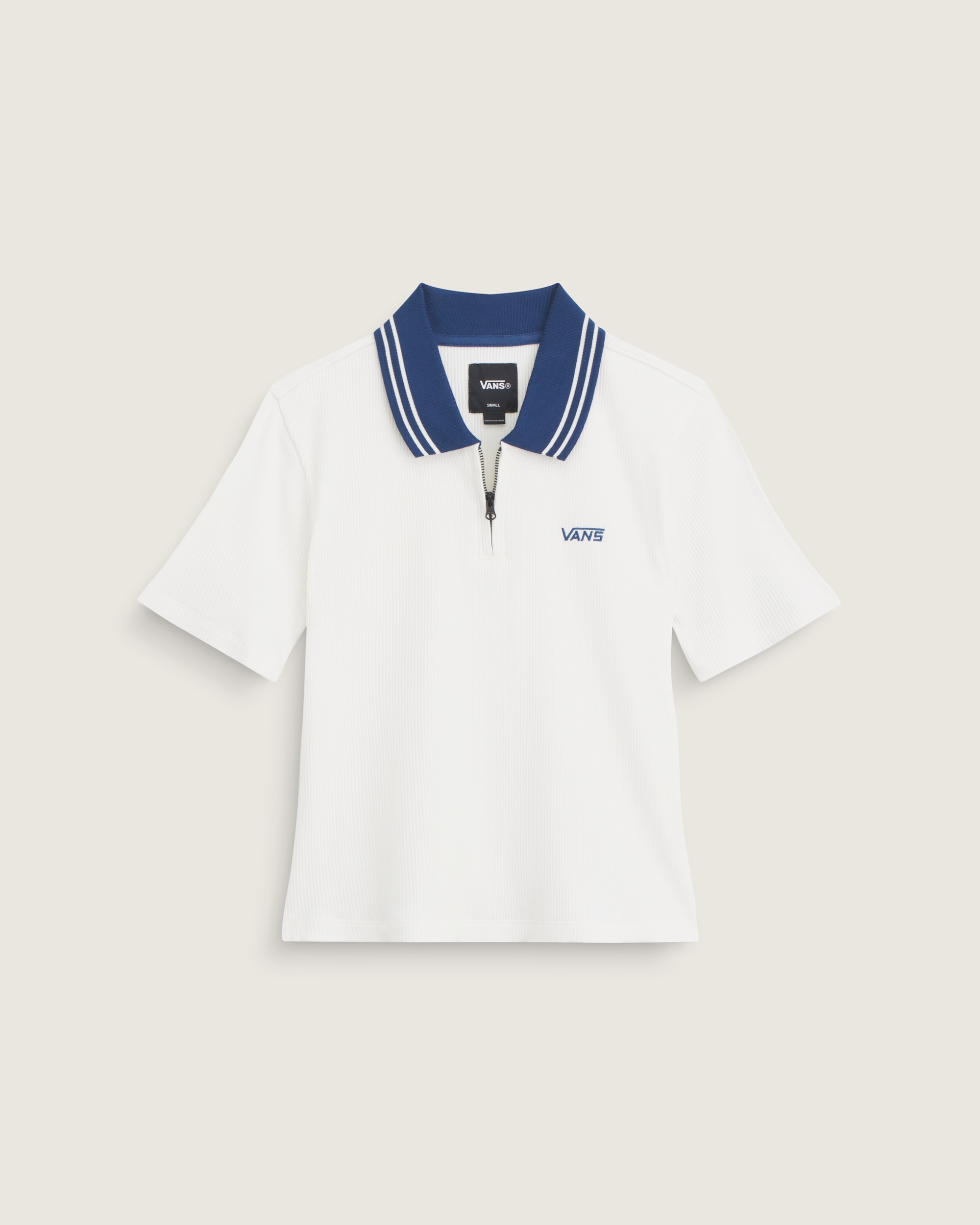 Priscilla Polo Shirt VANS Egret White HERO