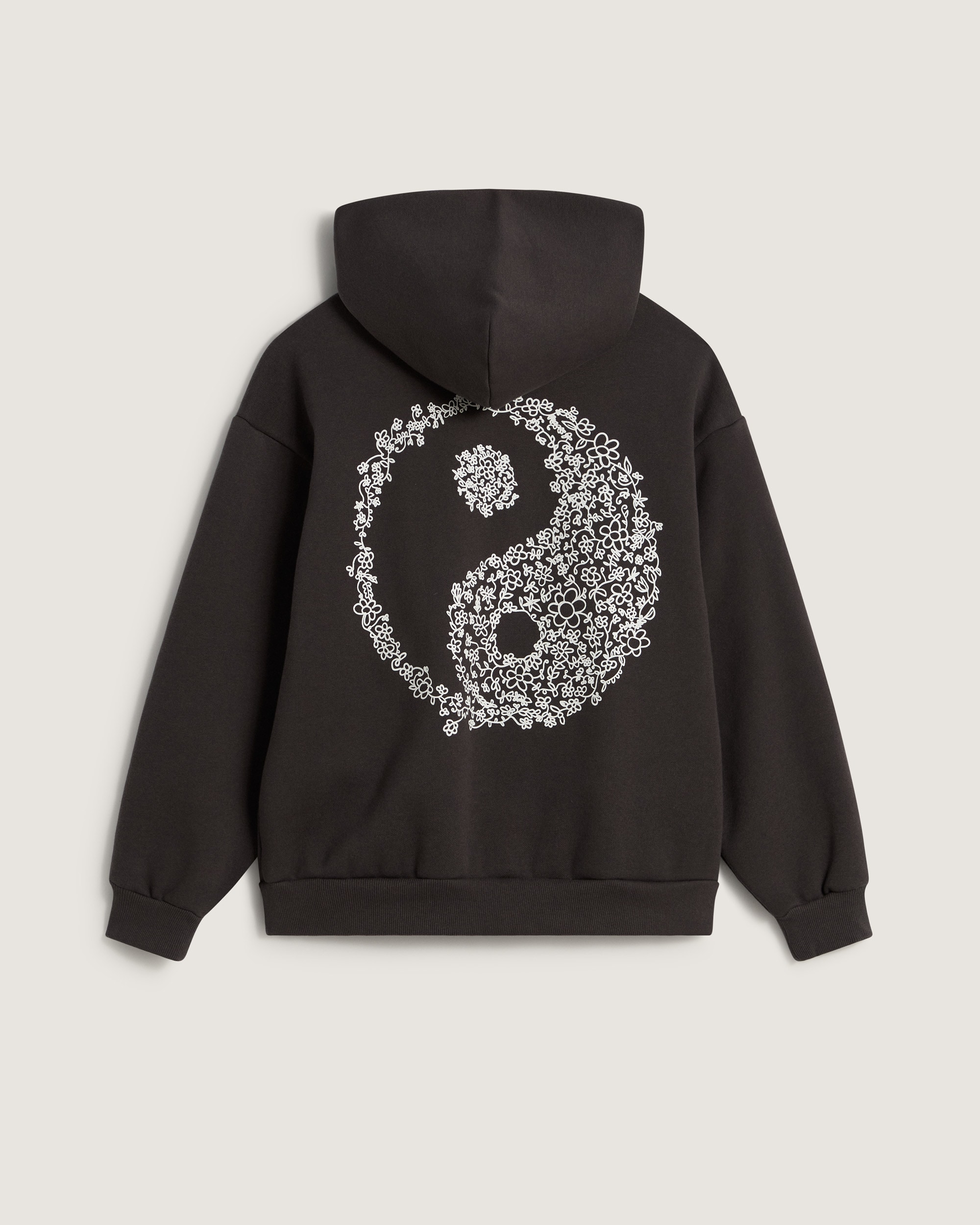 Yin and Yang Pullover Hoodie VANS Faded Black HERO