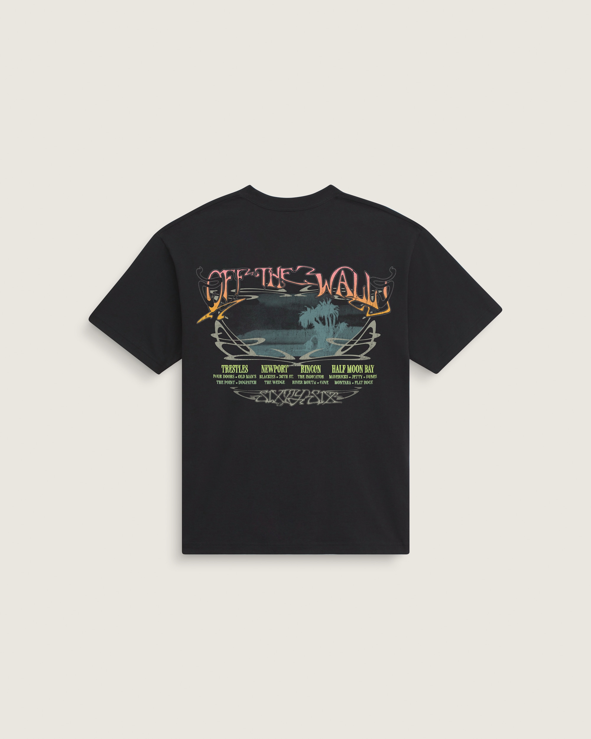 Jetty Sets TShirt VANS Faded Black HERO