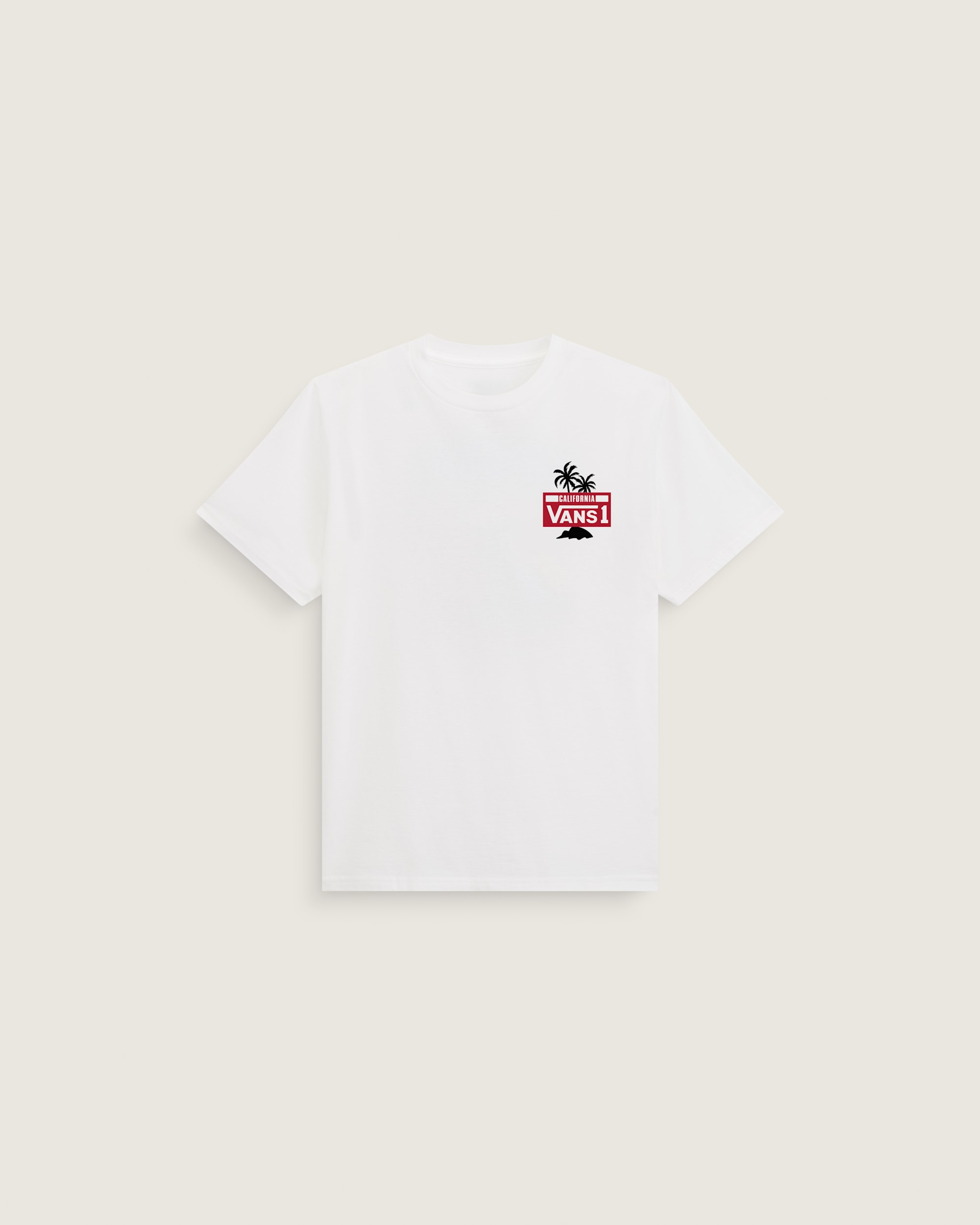 Kids Knu Palms TShirt VANS White ALT1