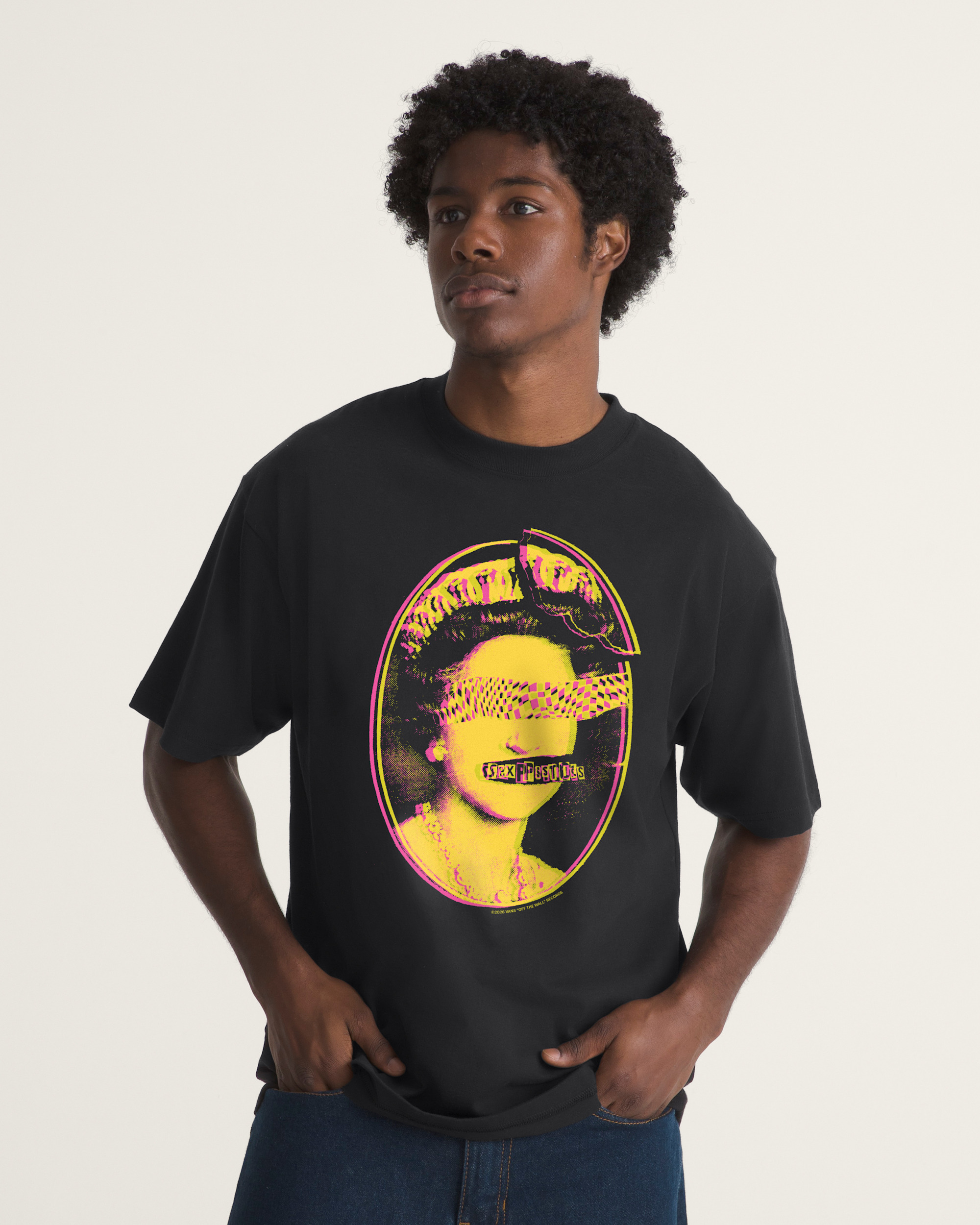 Sex Pistols Pretty Vacant TShirt VANS Black ALT2