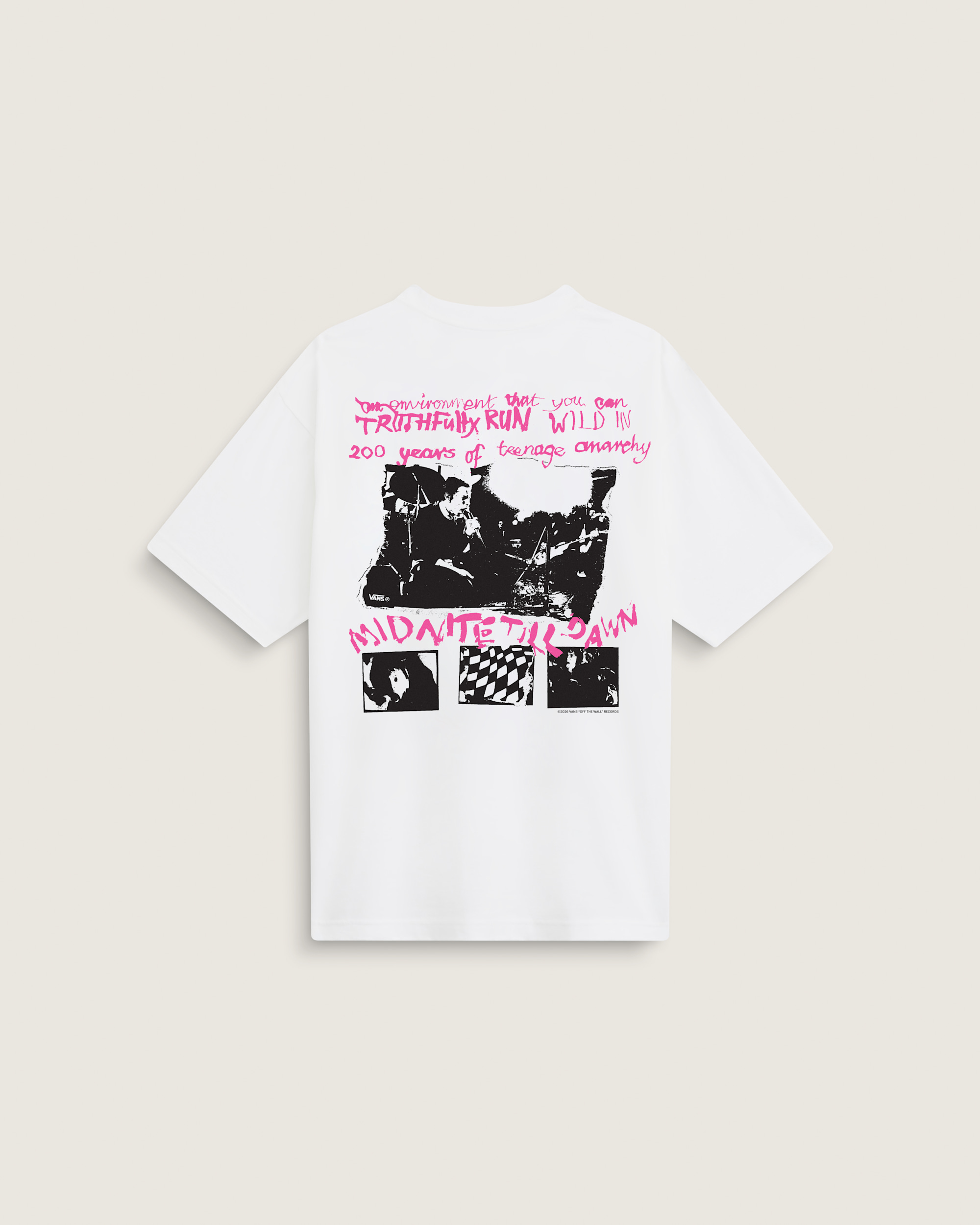 Sex Pistols Run Wild on the Green TShirt VANS White HERO