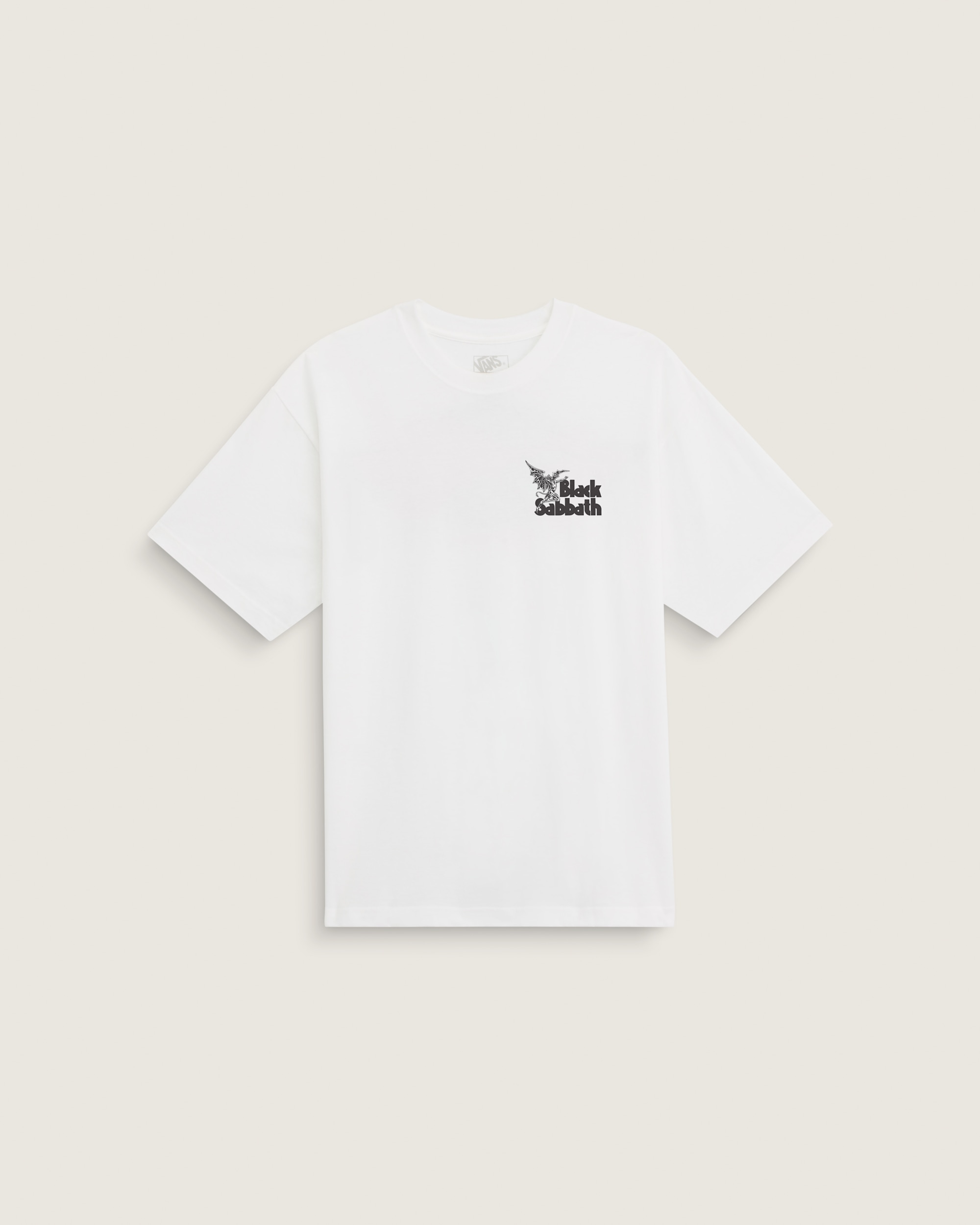Black Sabbath TShirt VANS White ALT1