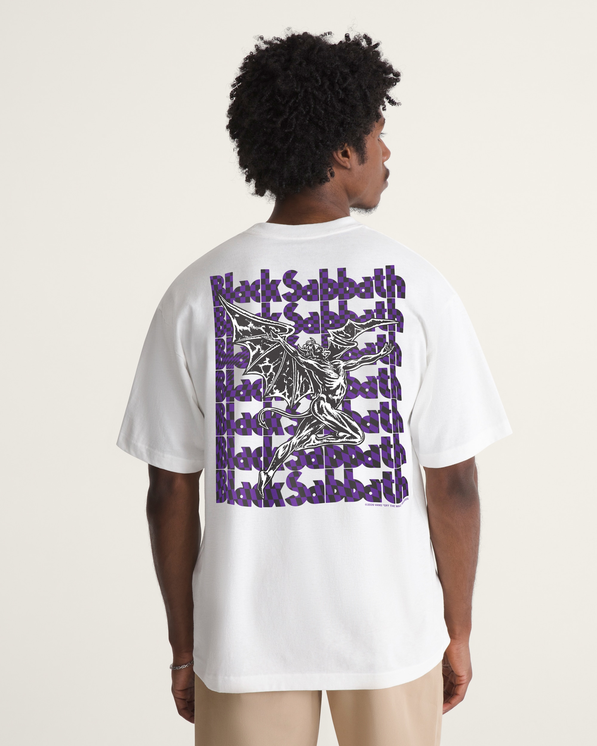 Black Sabbath TShirt VANS White ALT3