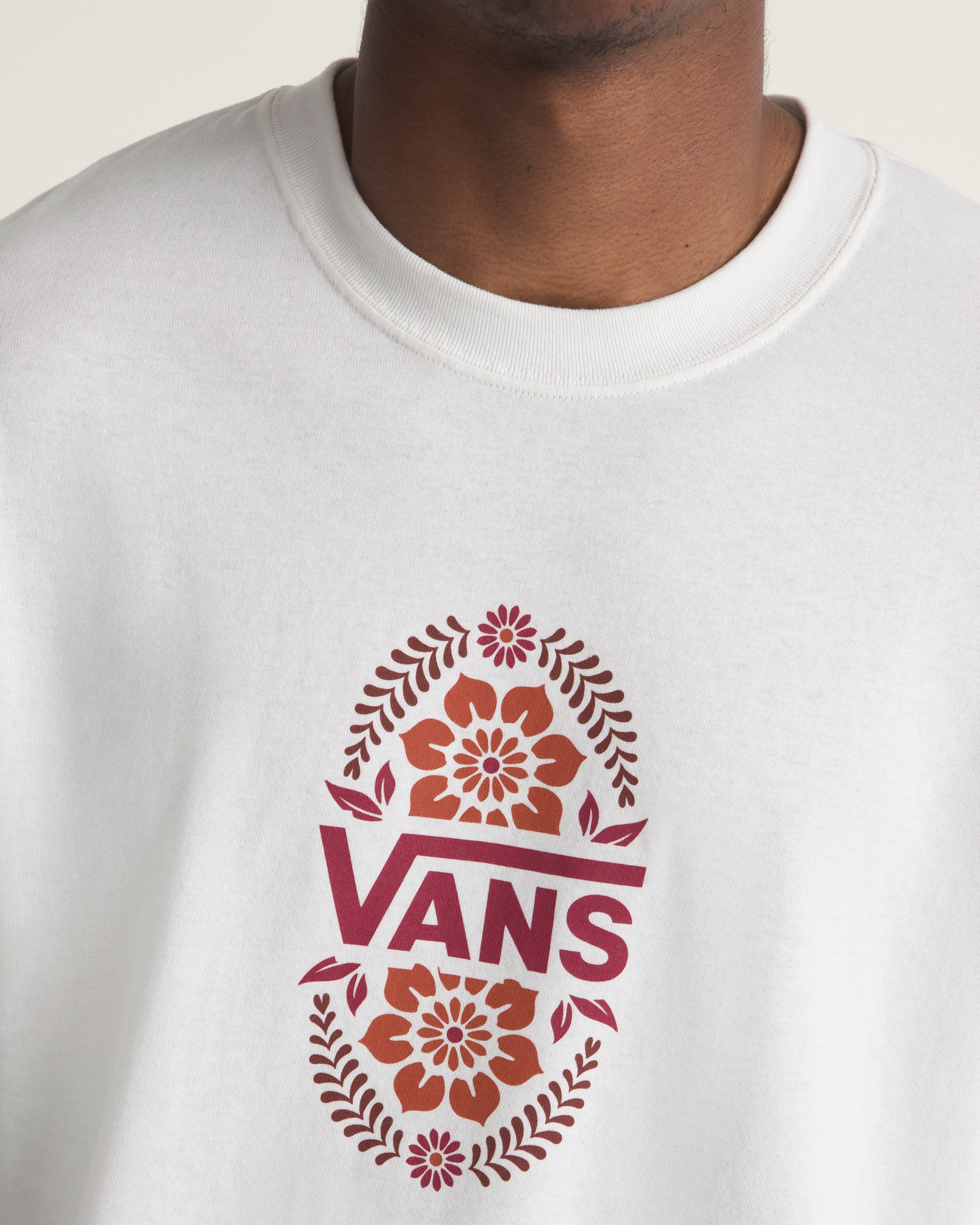 Papel Picado TShirt VANS Marshmallow White ALT2
