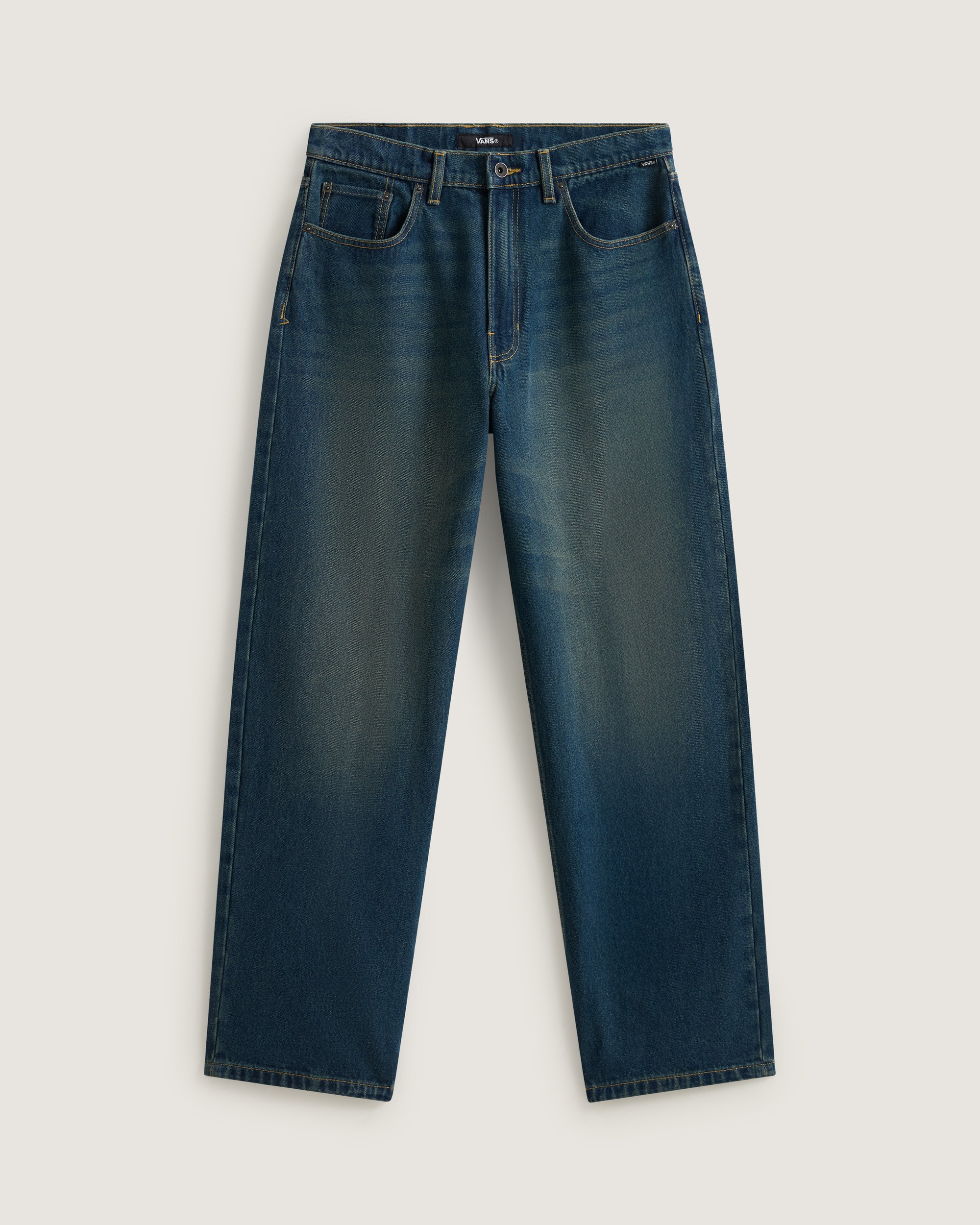 Check5 Baggy Denim Pants VANS Dirty Medium Indigo HERO