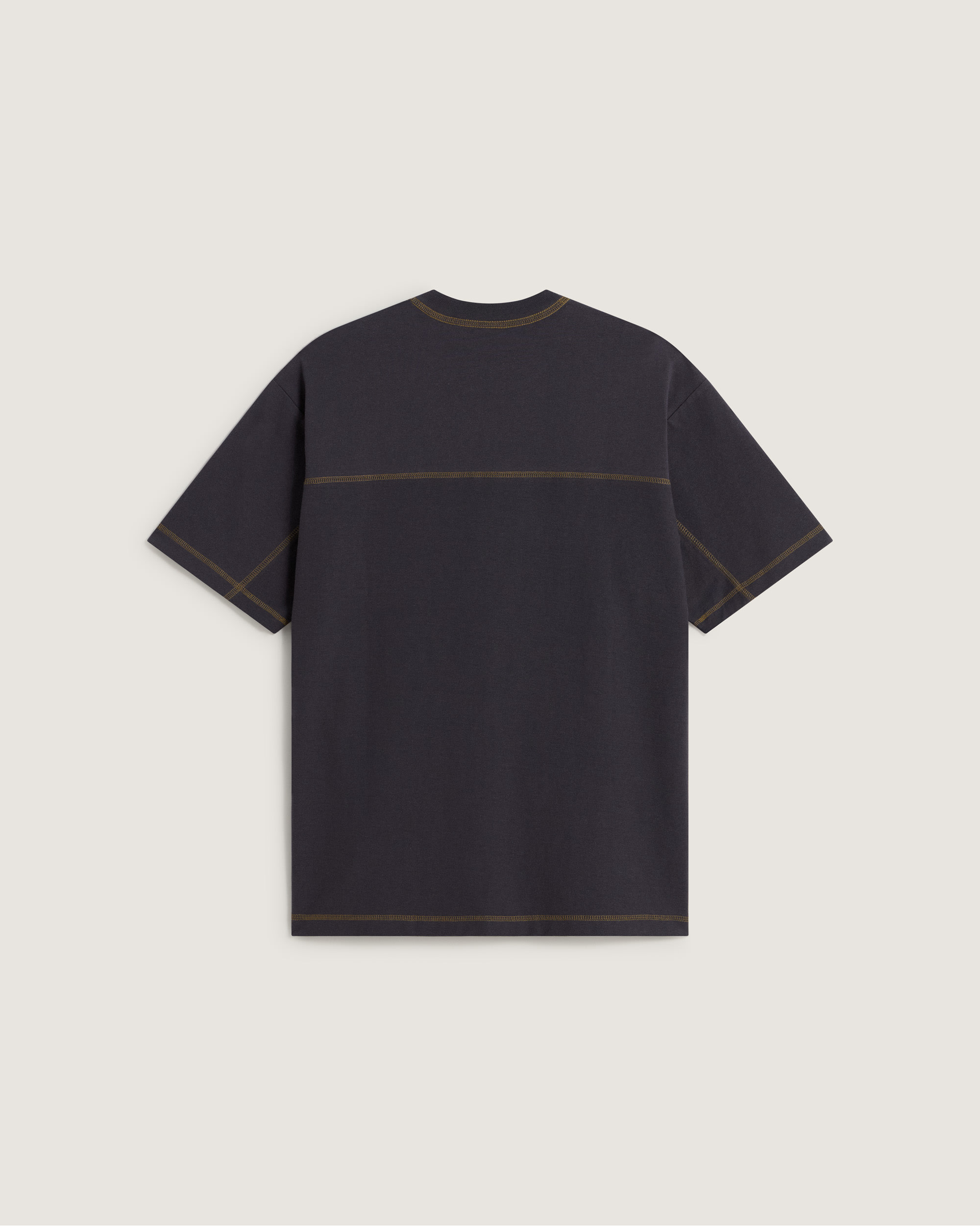 Contrast Stitch Loose Fit TShirt VANS Charcoal Grey ALT1
