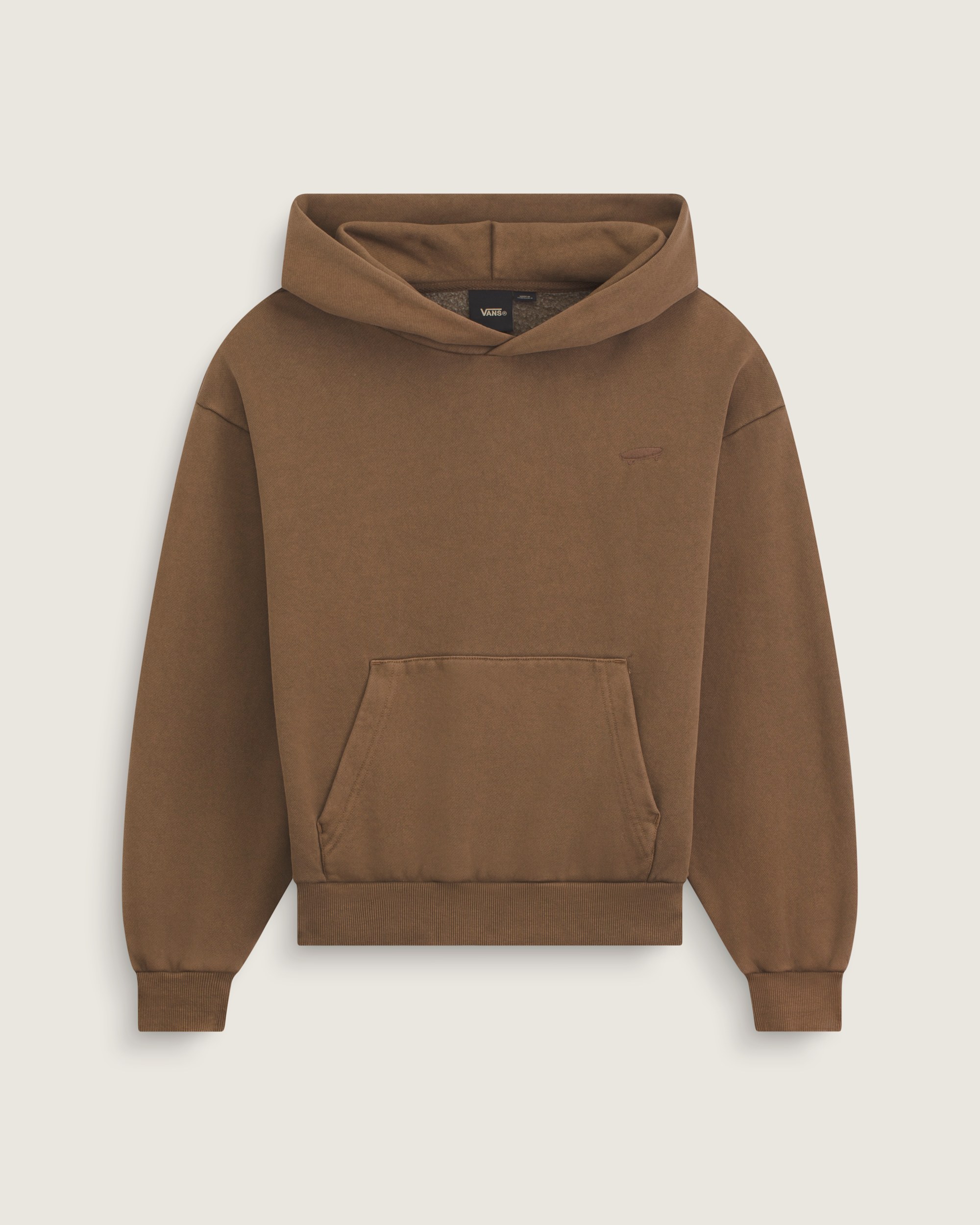 Salton Washed Pullover Hoodie VANS Vintage Cocoa Brown HERO