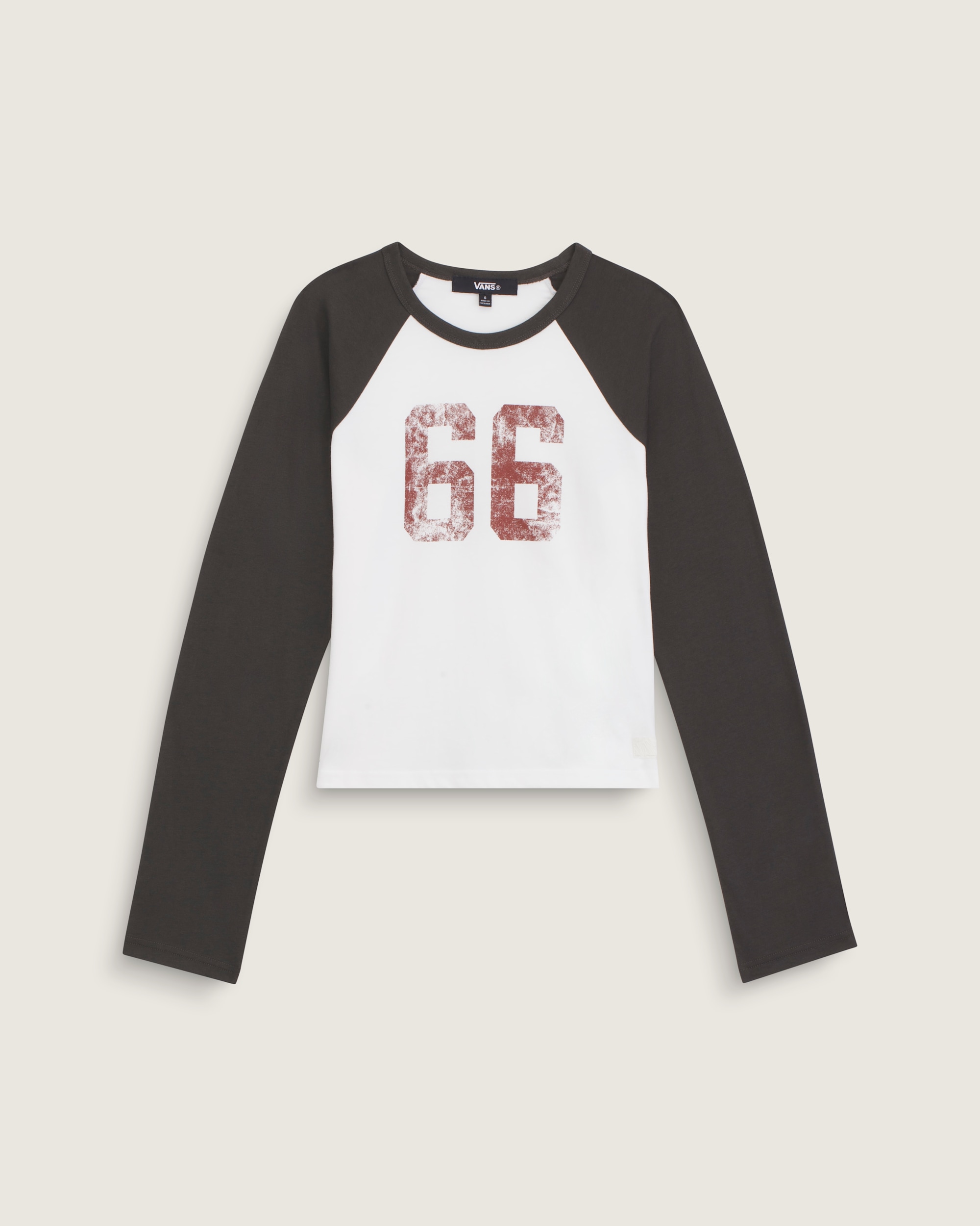 Gracie Raglan Long Sleeve TShirt VANS Faded Black HERO