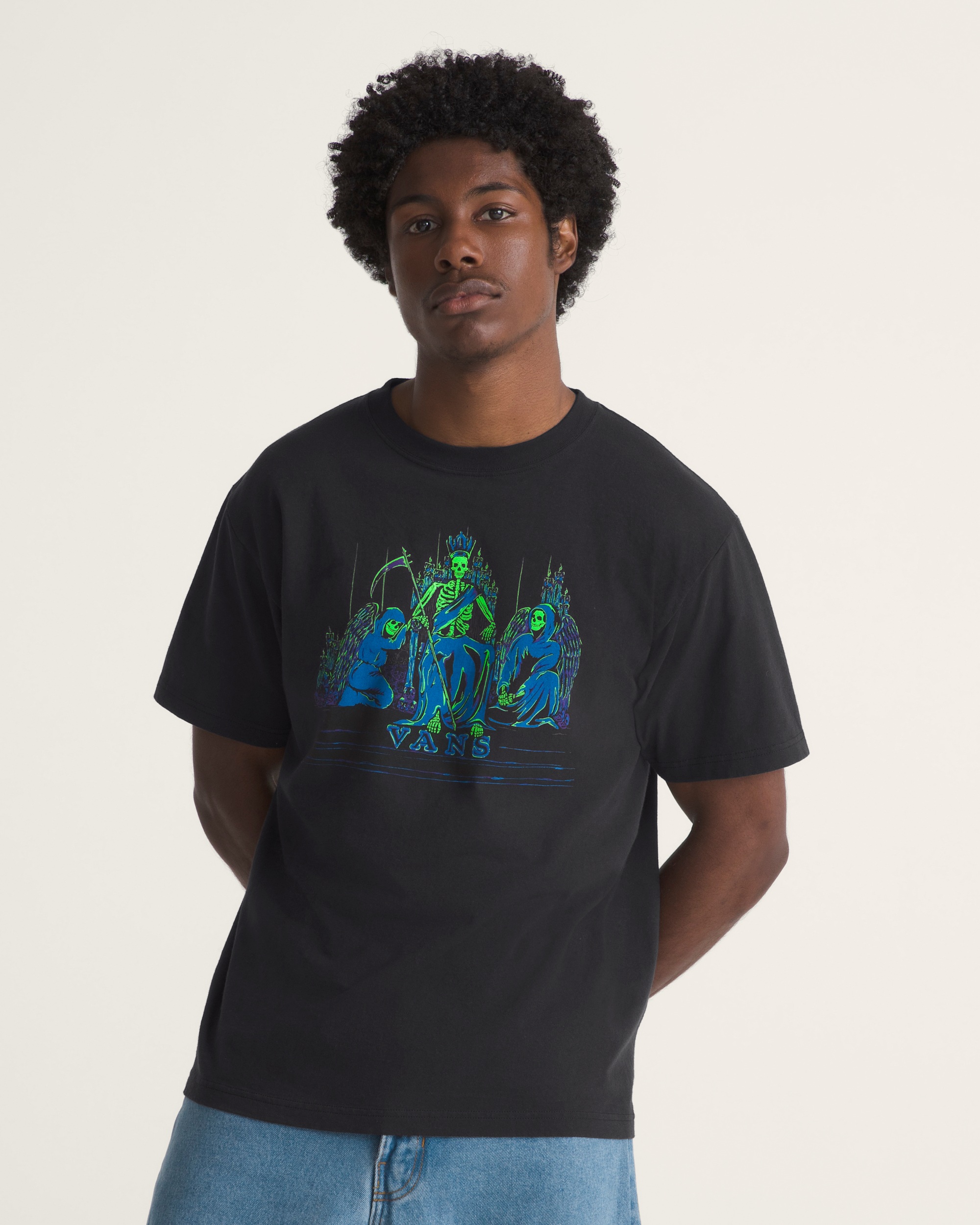 Wicked Temptations TShirt VANS GlowintheDark  Black HERO