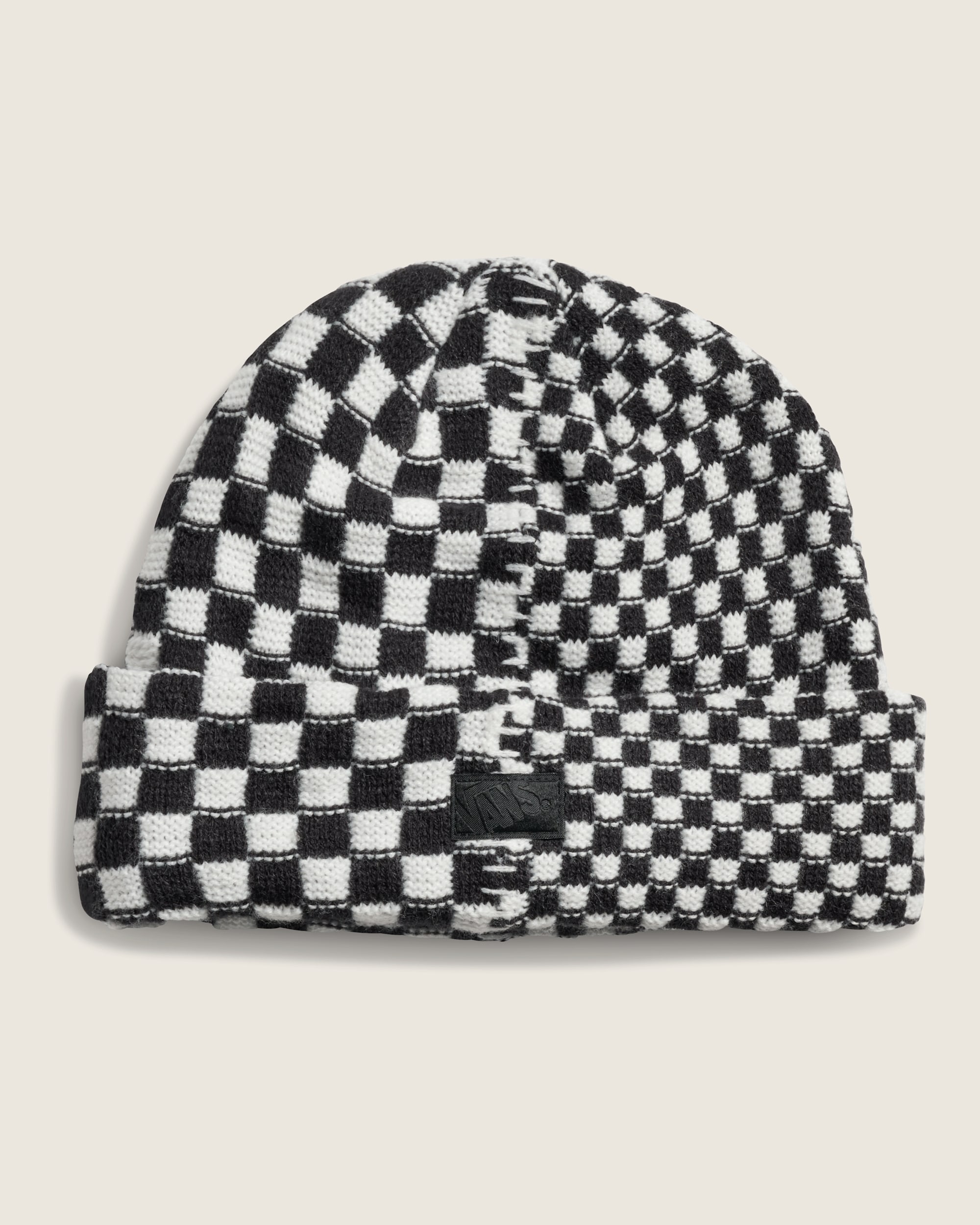 Two Check Beanie VANS BLACKWHITE HERO