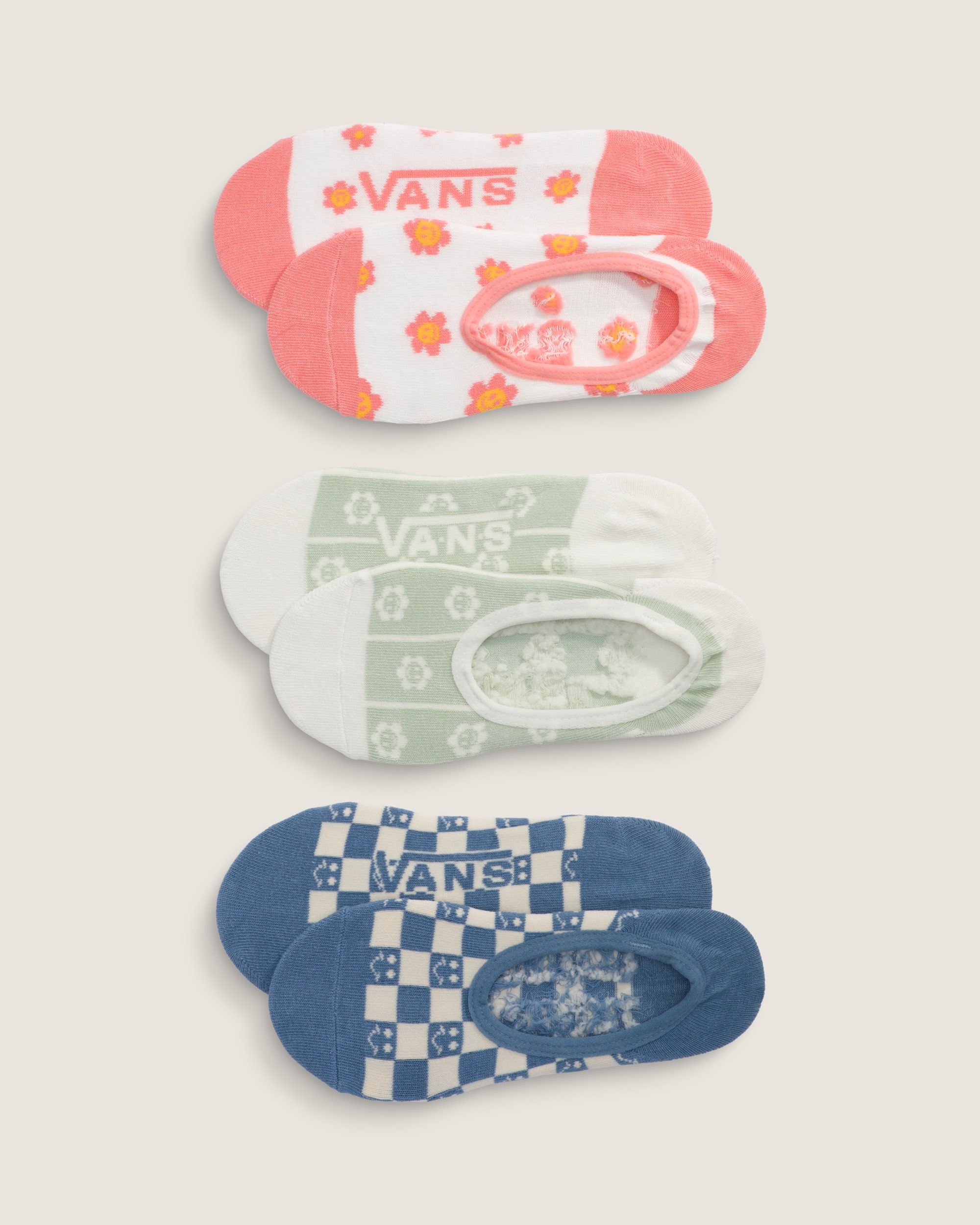 Kids Bloomin Smiles Canoodle Socks VANS Sunset Blush Pink HERO