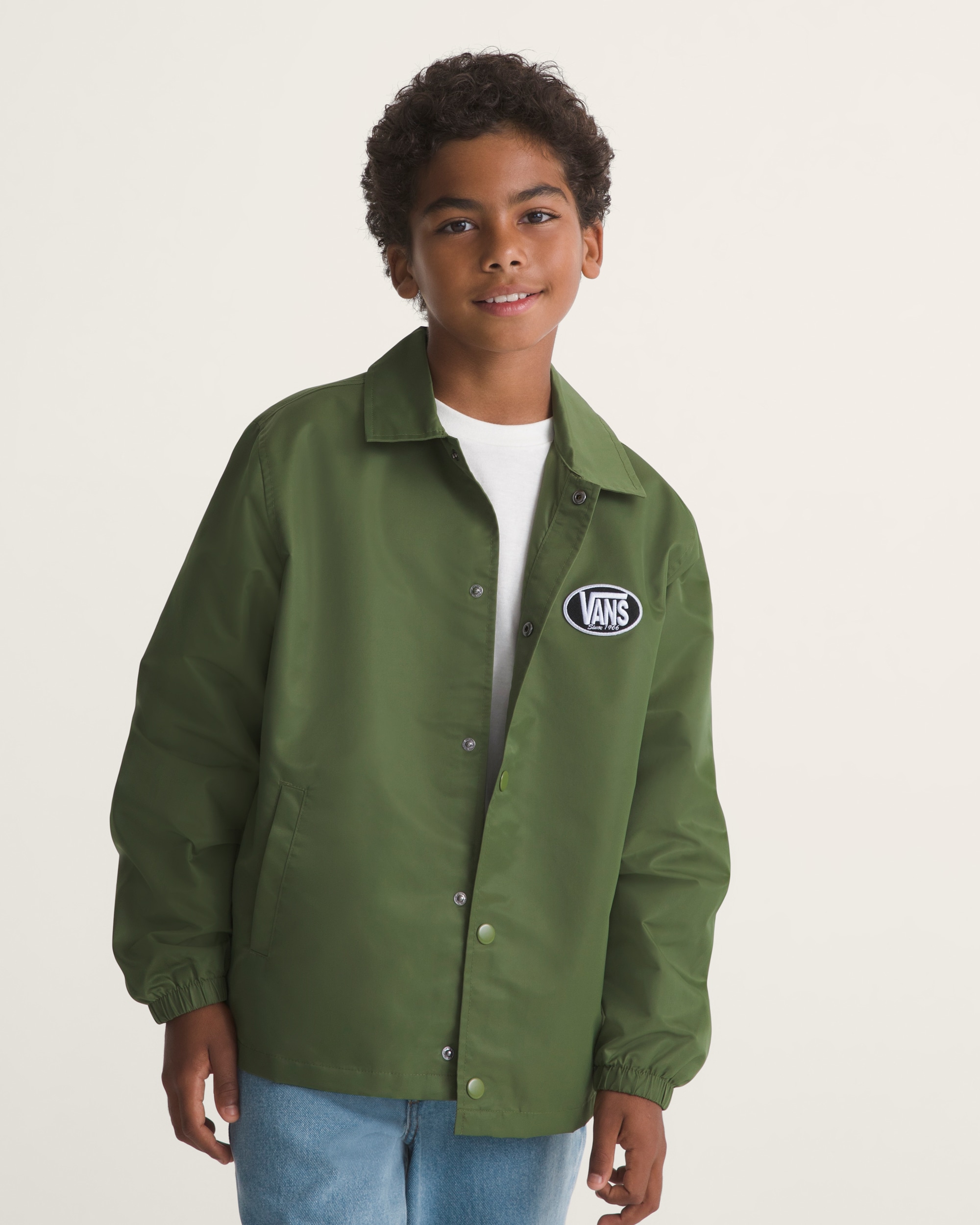 New Torrey Coaches Jacket VANS Green Balsam ALT2