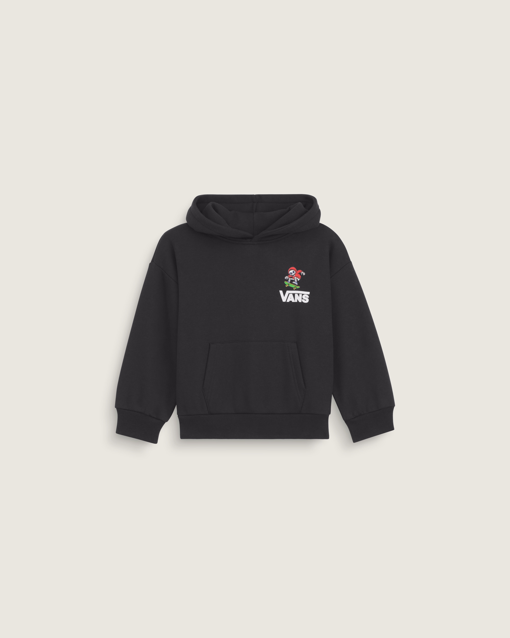Little Kids Glow Bones Pullover Hoodie VANS GlowintheDark  Black ALT2