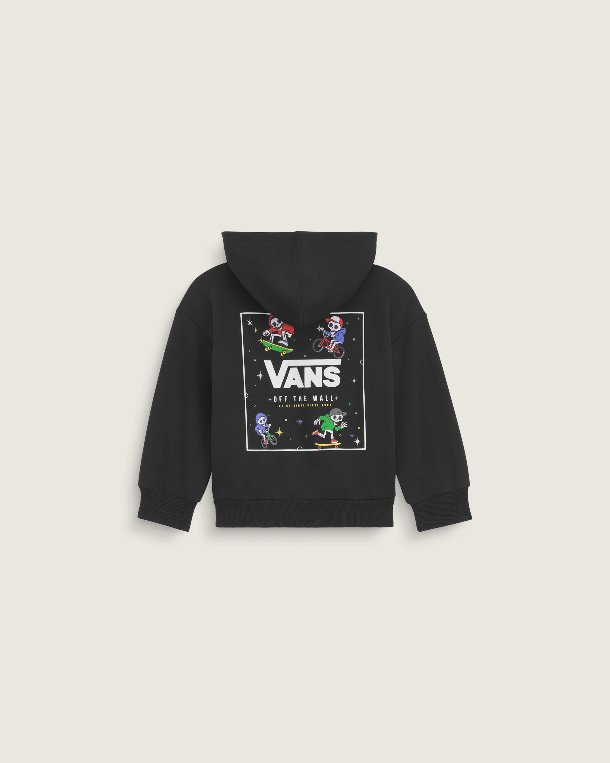 Little Kids Glow Bones Pullover Hoodie VANS GlowintheDark  Black HERO
