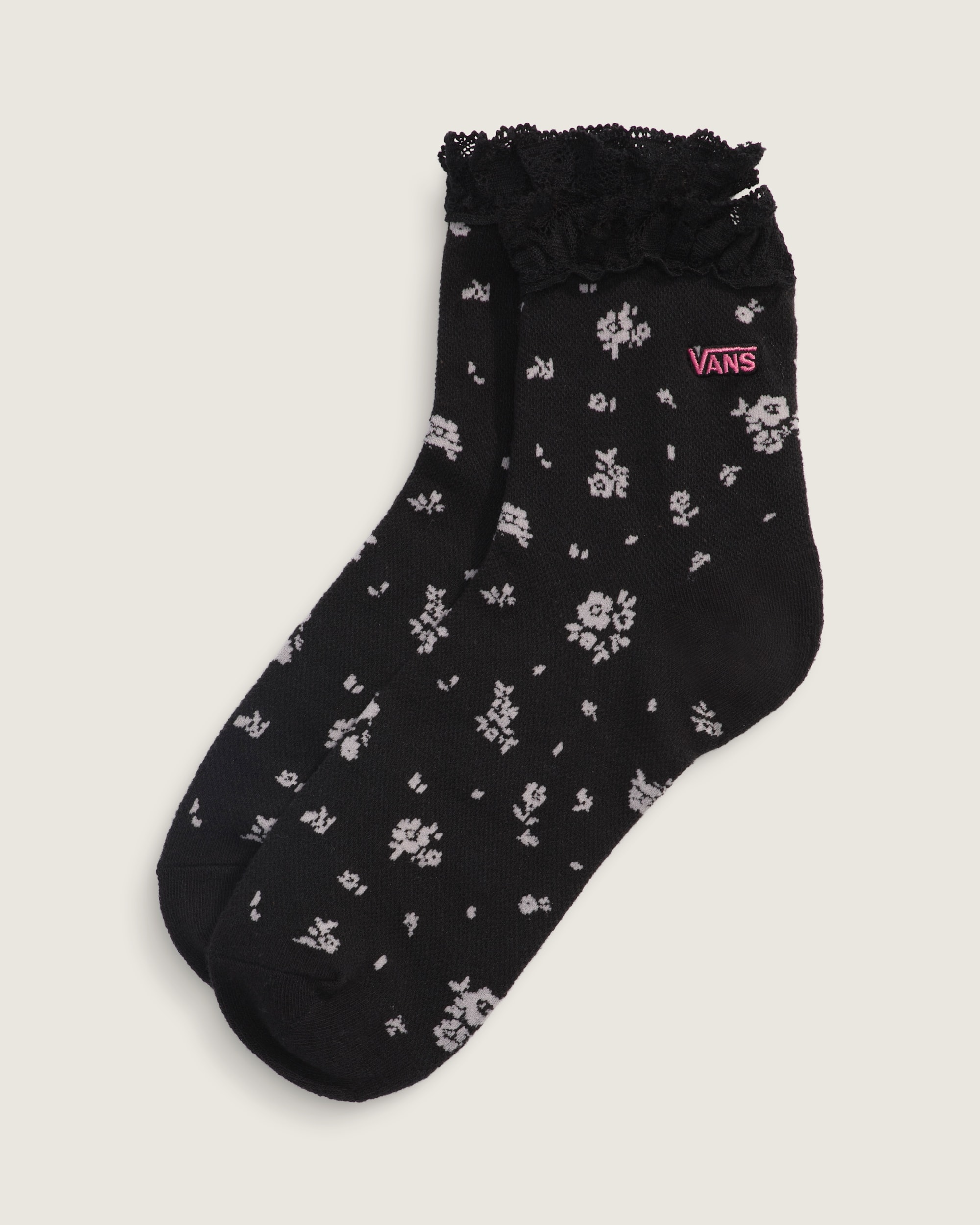 Shiloh Lace Crew Socks VANS Black HERO