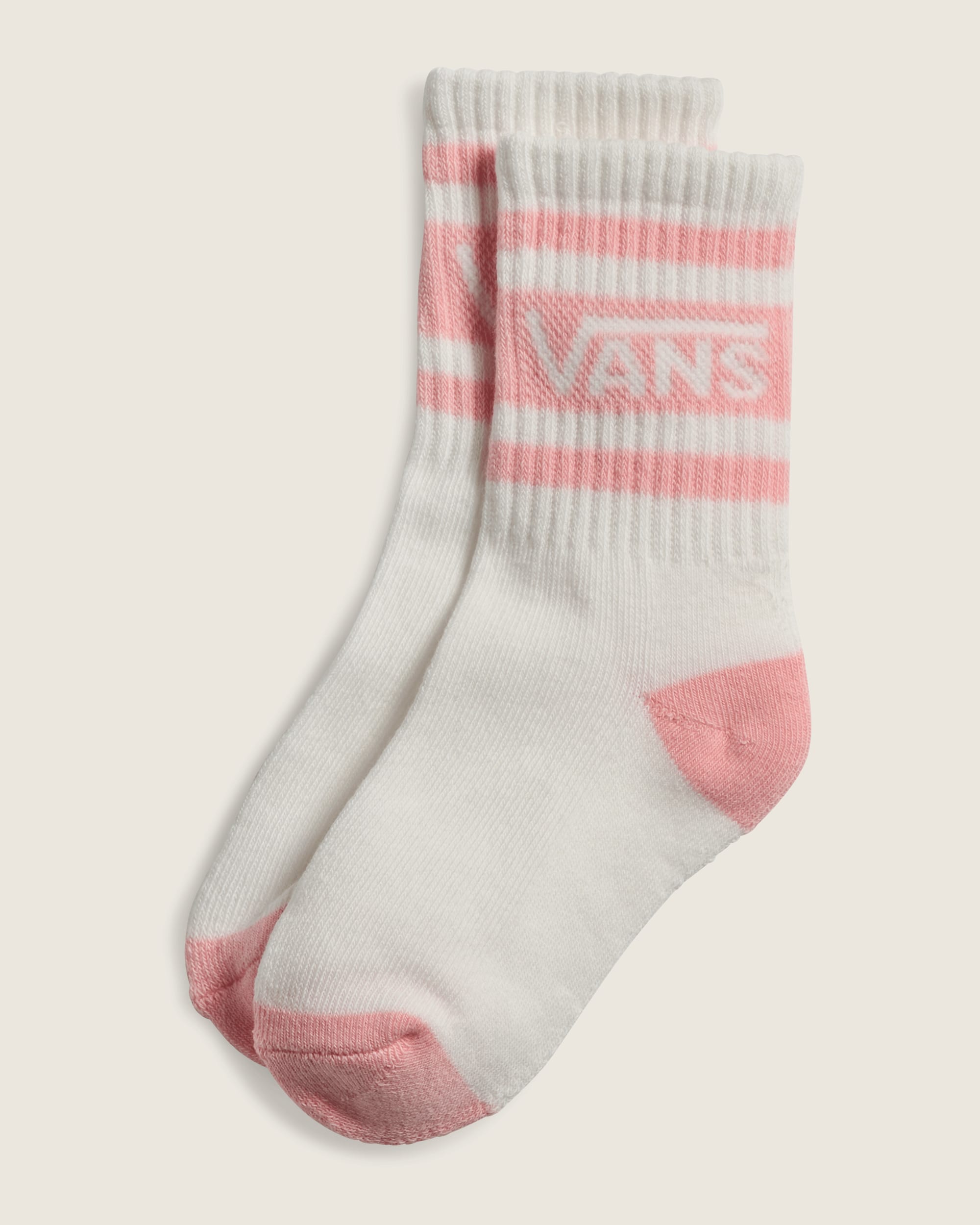 Kids Vans Drop V Crew Sock VANS Powder Pink HERO