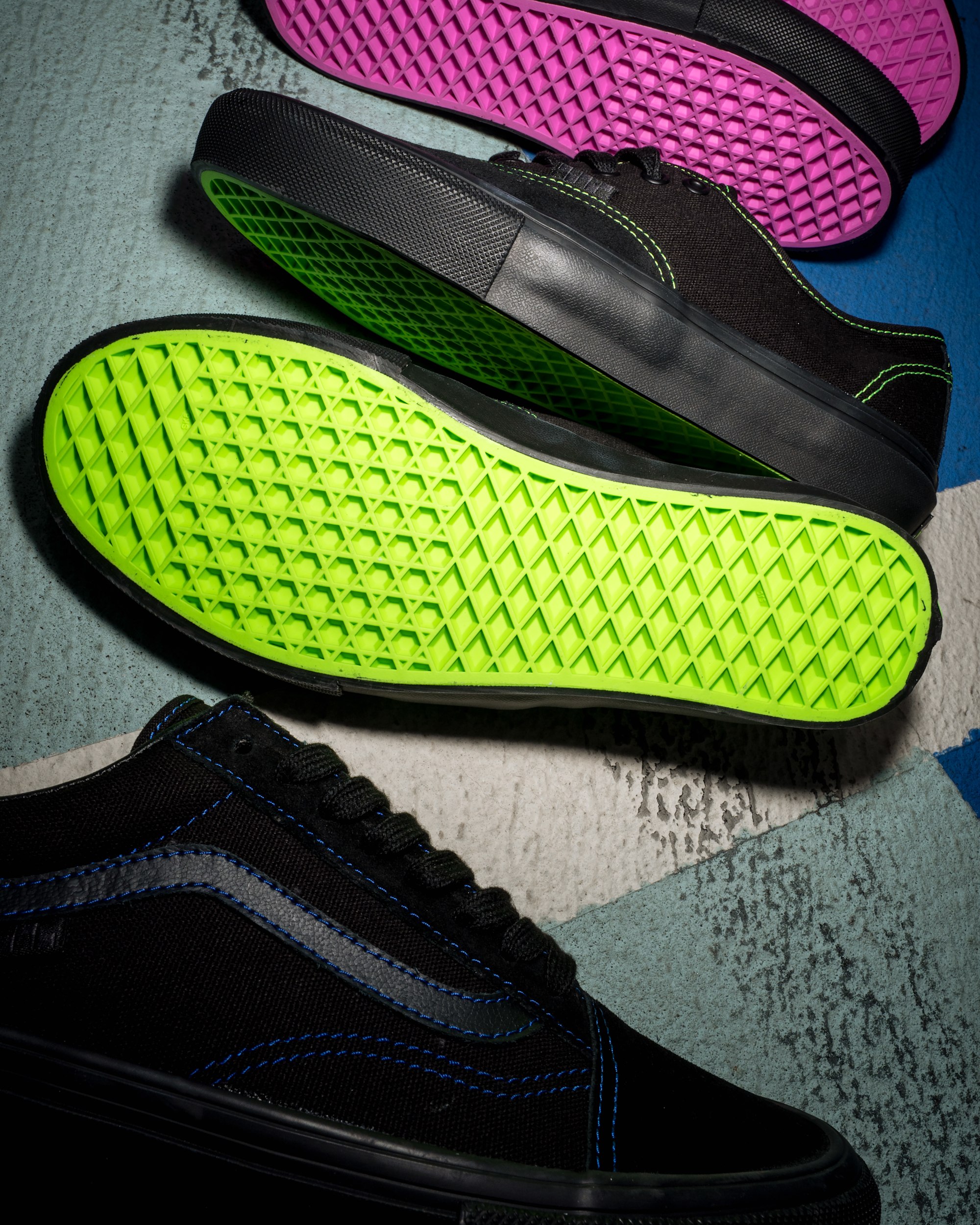 Skate Authentic Shoe VANS Black  Green Gecko ALT7