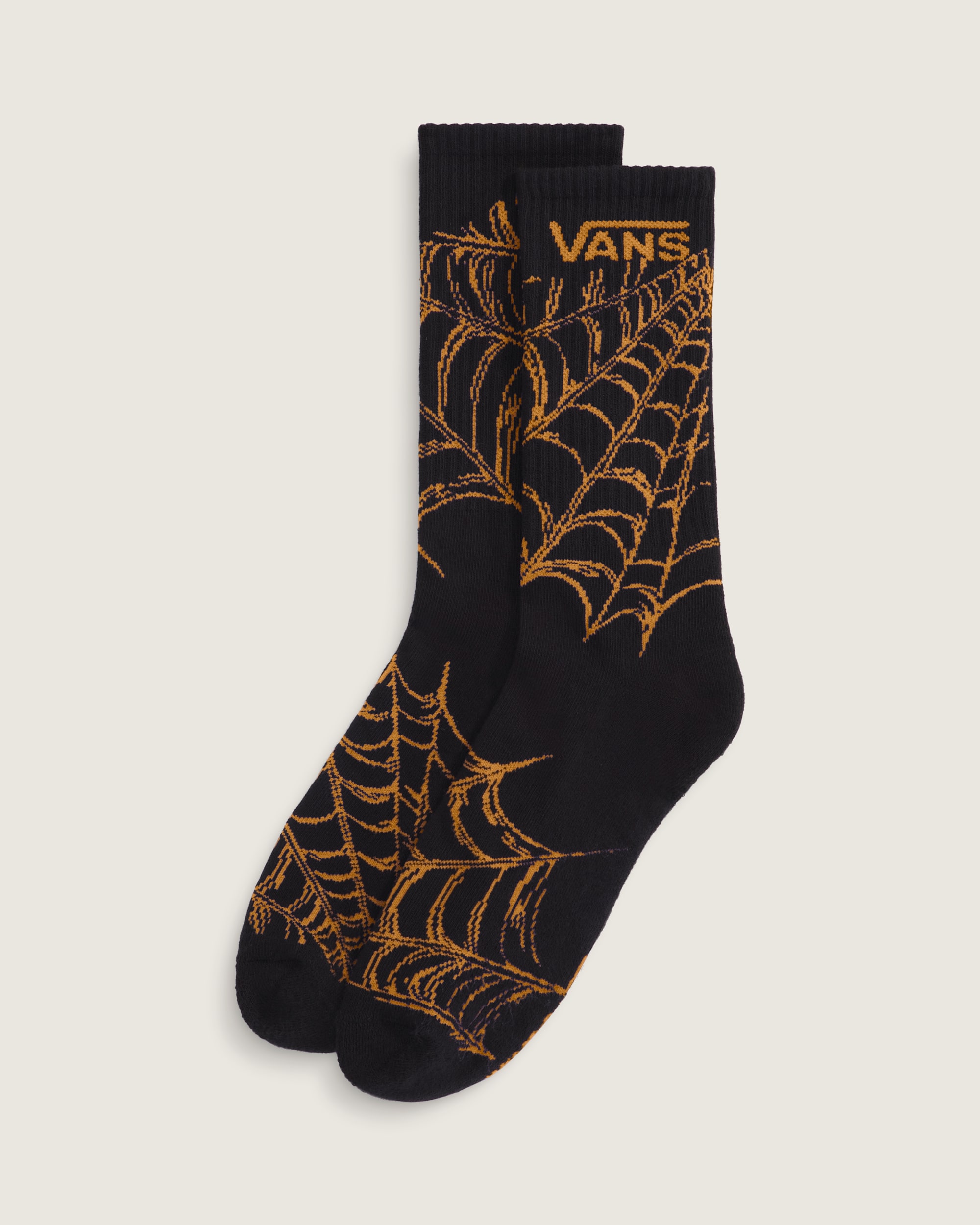 Webbed Out Crew Socks VANS Citrus Burst Orange HERO
