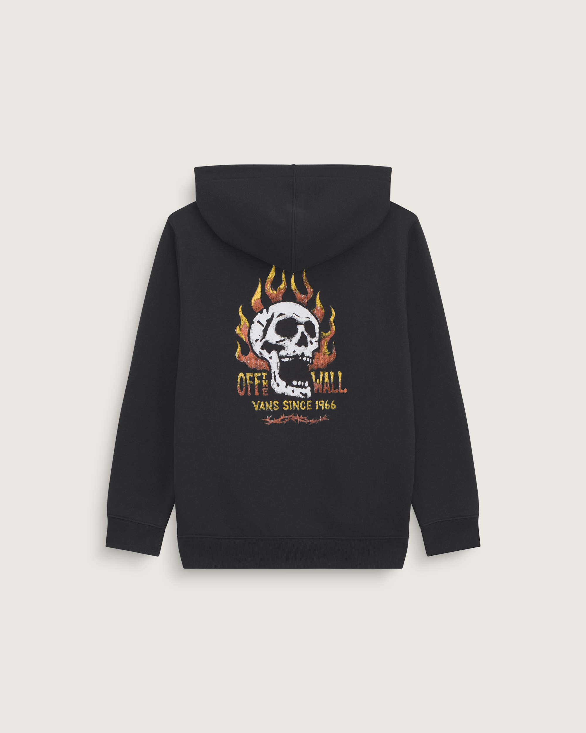 Kids Rebel Since 66 Full Zip Hoodie VANS Glowinthedark  Black HERO