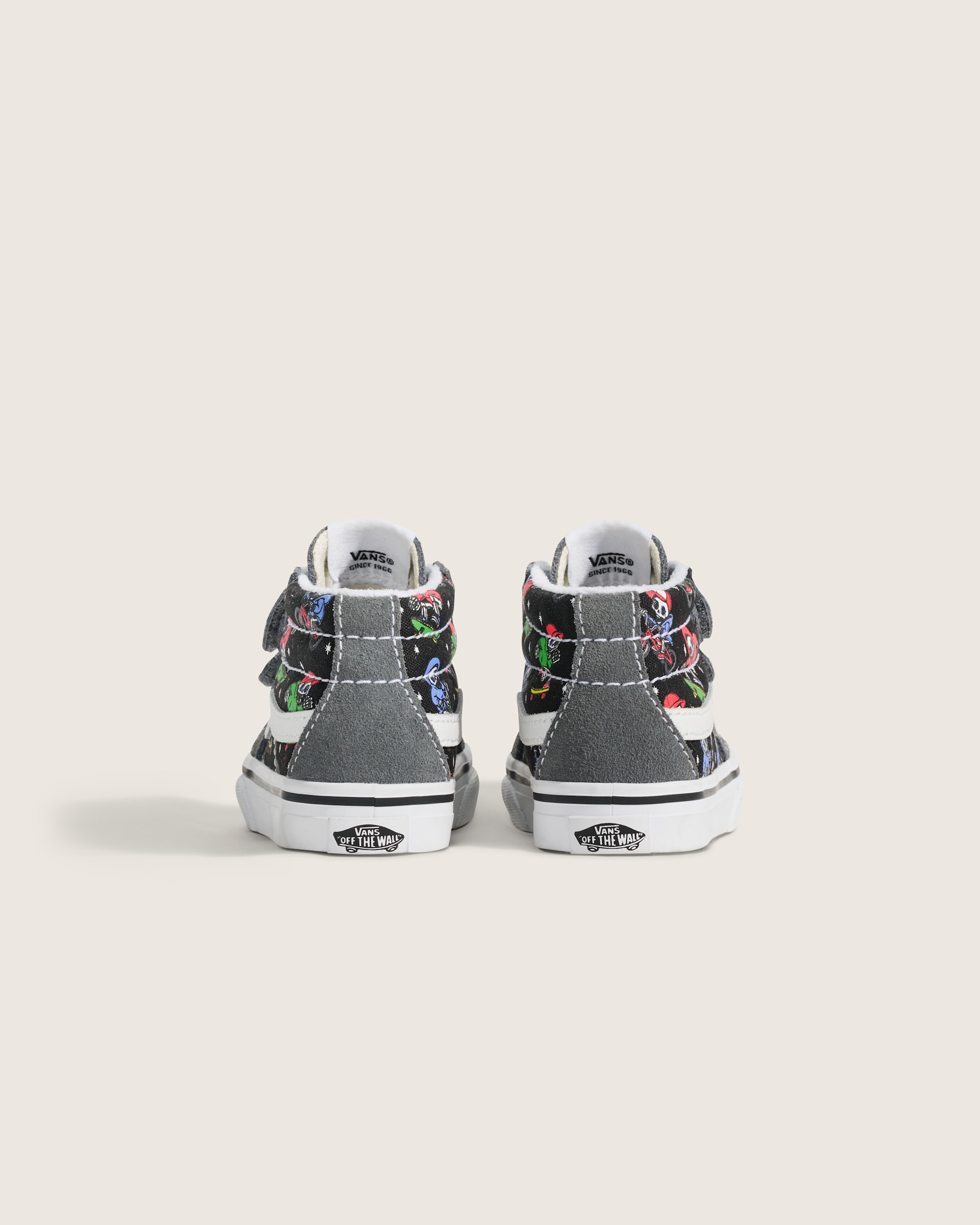 Toddler SK8Mid V Shoe VANS GlowintheDark Pewter Grey  Black ALT3