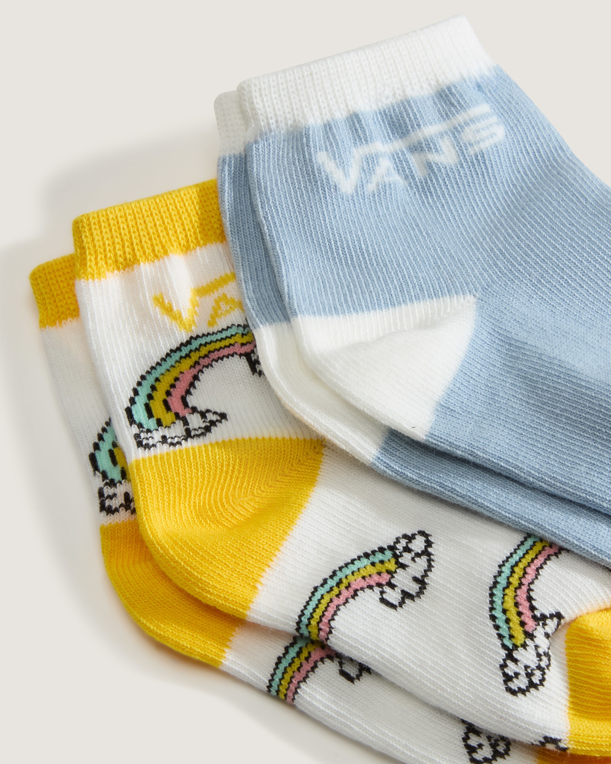 Kids Ticker Crew Socks VANS Soft Slate ALT2