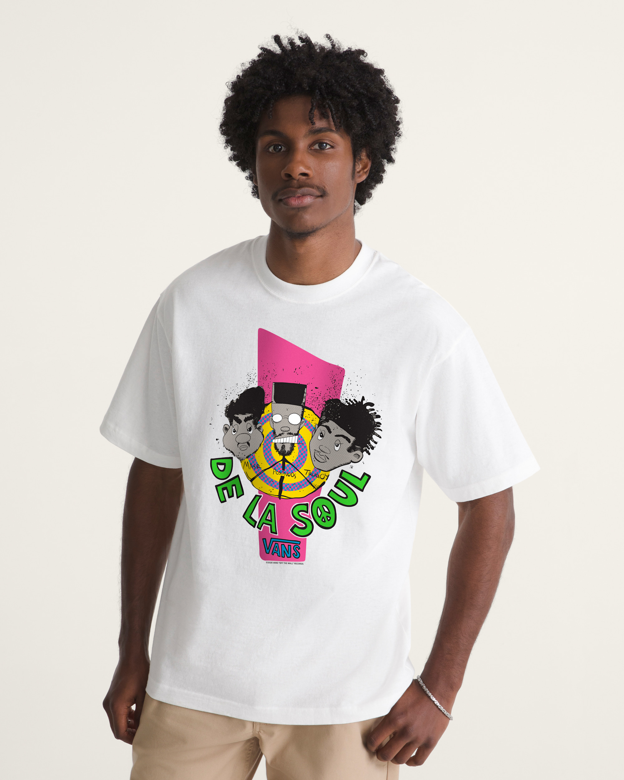 De La Soul Plugs TShirt VANS White ALT2