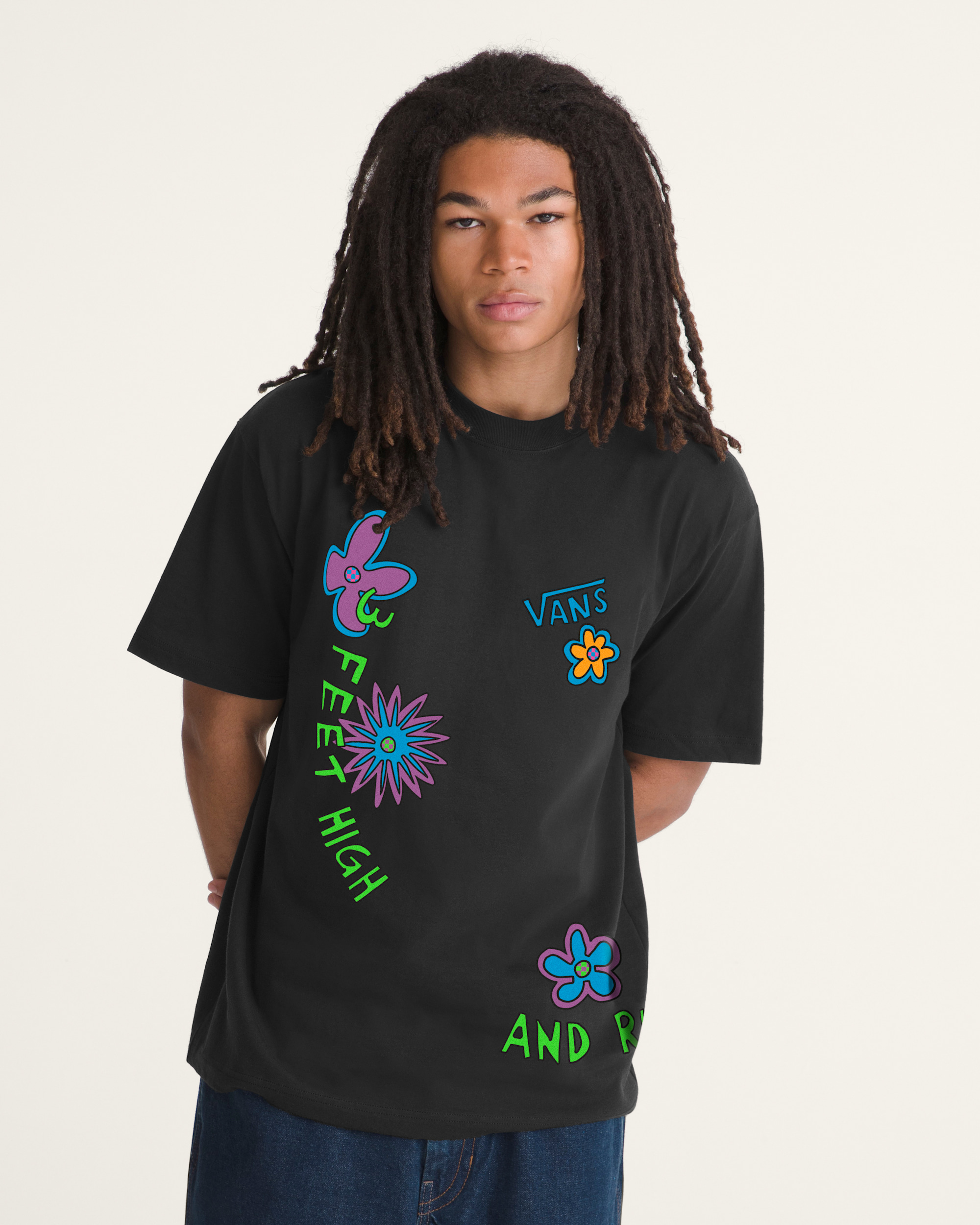 De La Soul 3 Feet High and Rising TShirt VANS Black ALT2