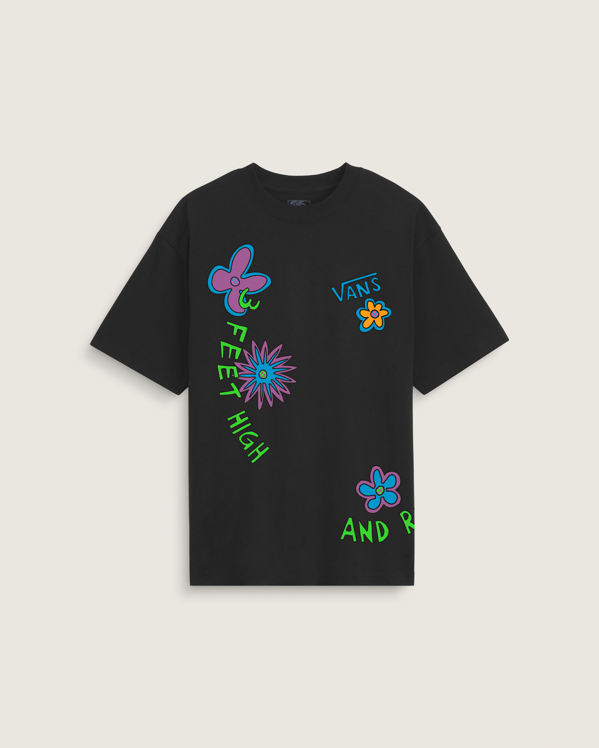 De La Soul 3 Feet High and Rising TShirt VANS Black HERO