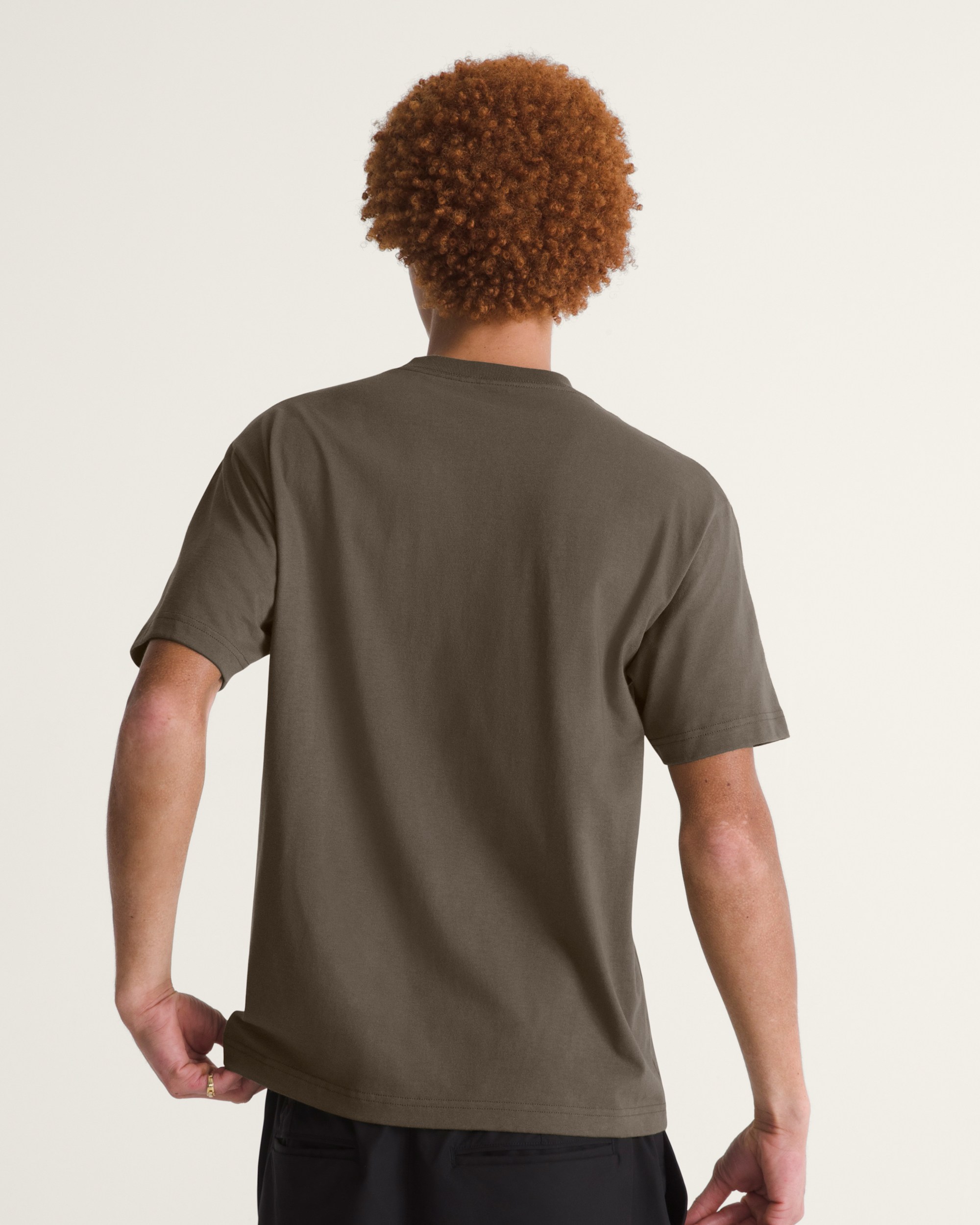 Stretch Logo TShirt VANS Vintage Cocoa Brown ALT3