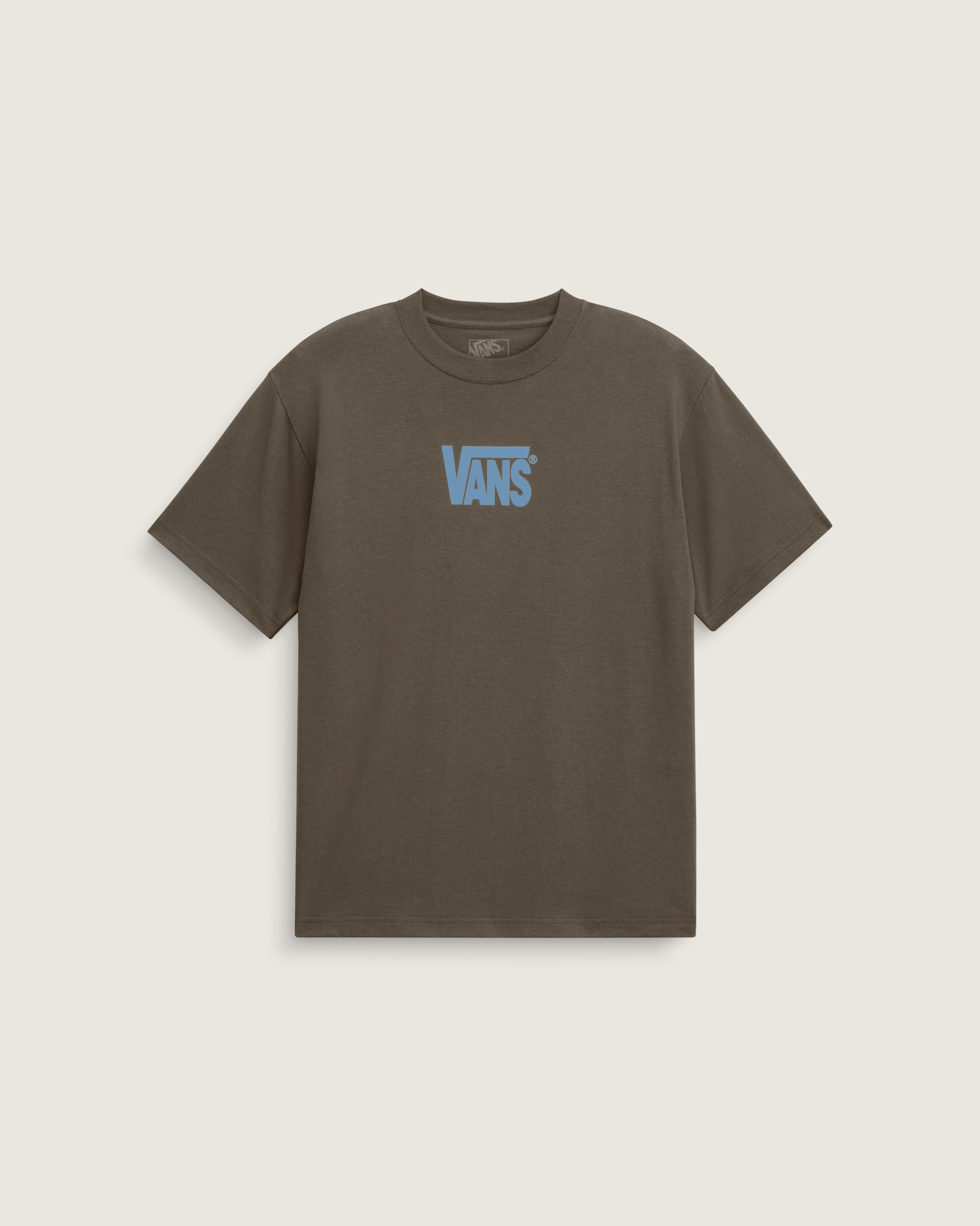 Stretch Logo TShirt VANS Vintage Cocoa Brown HERO