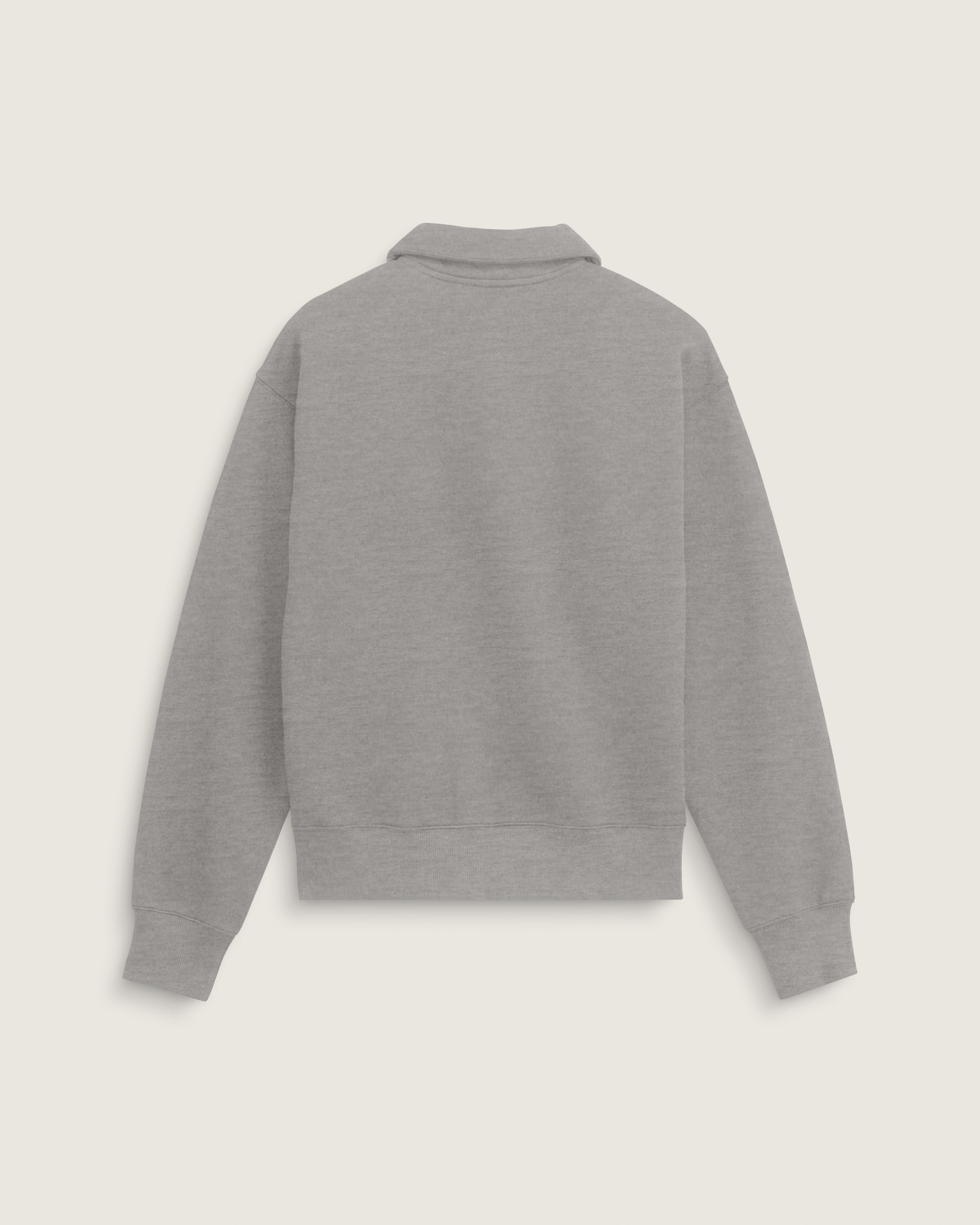 Polo Fleece Pullover VANS Cement Heather Grey ALT1
