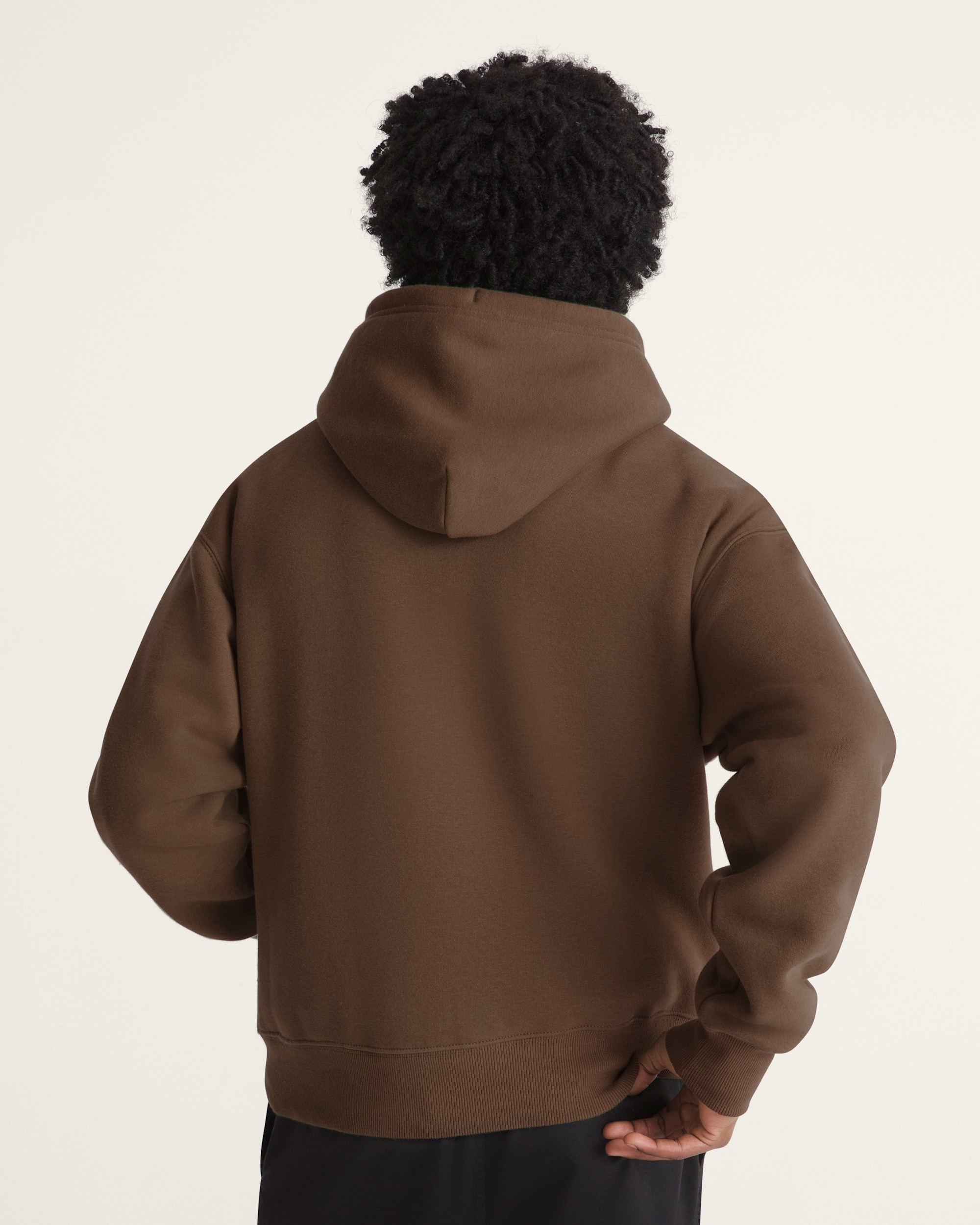 Stretch Logo Pullover Hoodie VANS Vintage Cocoa Brown ALT3