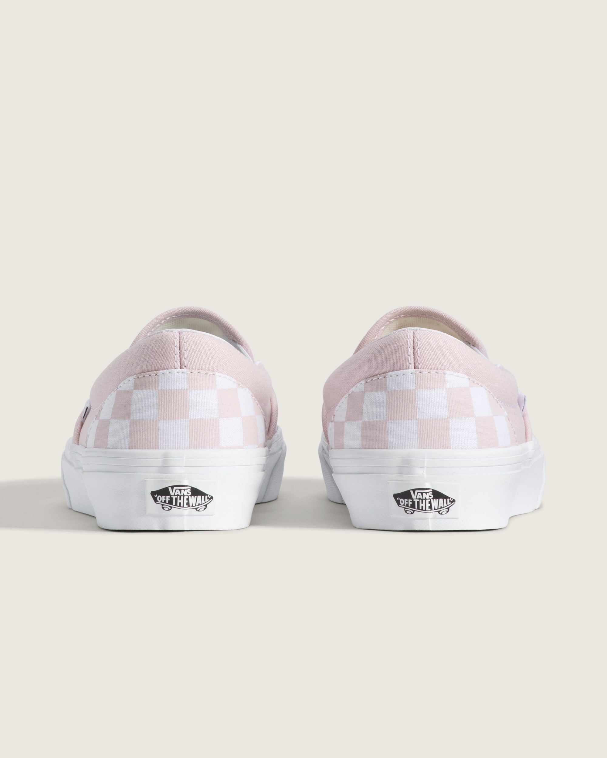 Classic SlipOn Shoe VANS Checkerboard Pale Petal Pink ALT3