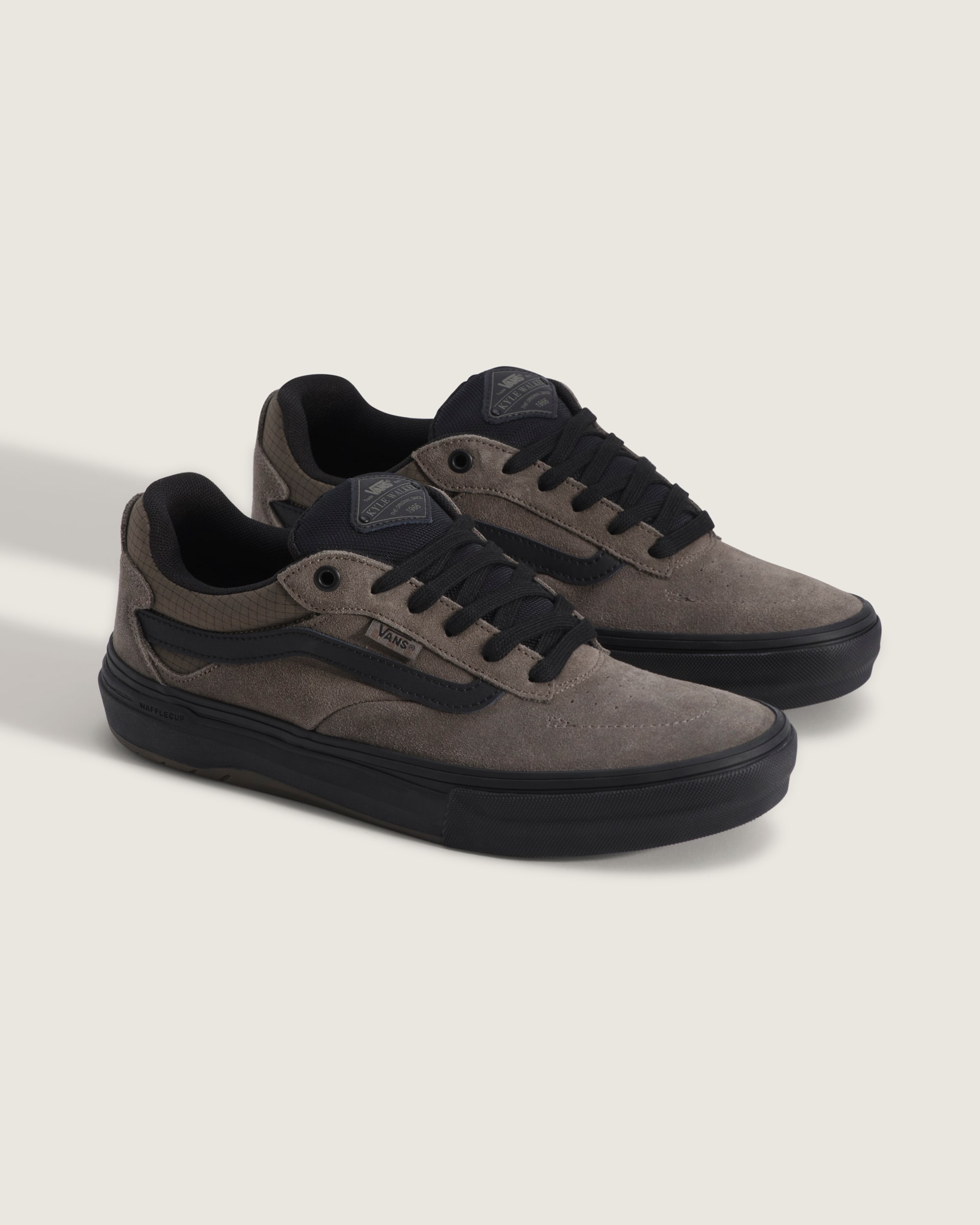 Skate Kyle Walker Wafflecup Shoe VANS Ripstop Bungee Cord Brown ALT1