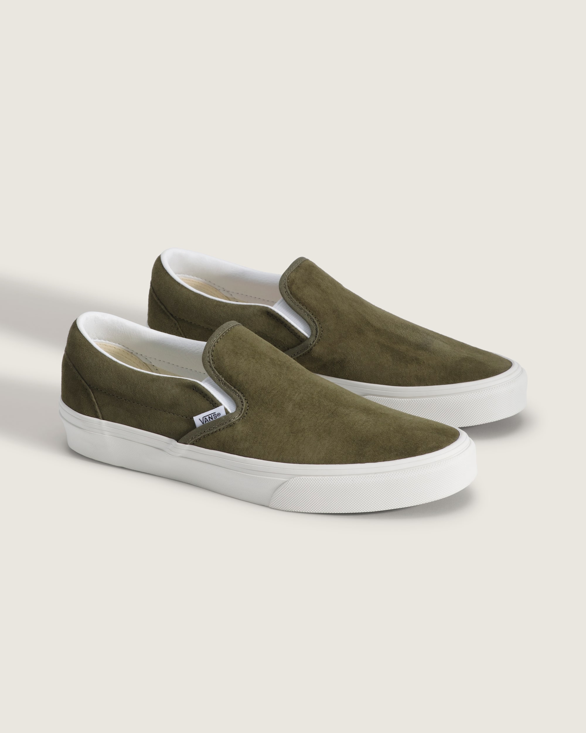 Classic SlipOn Shoe VANS Mossy Olive Green ALT1