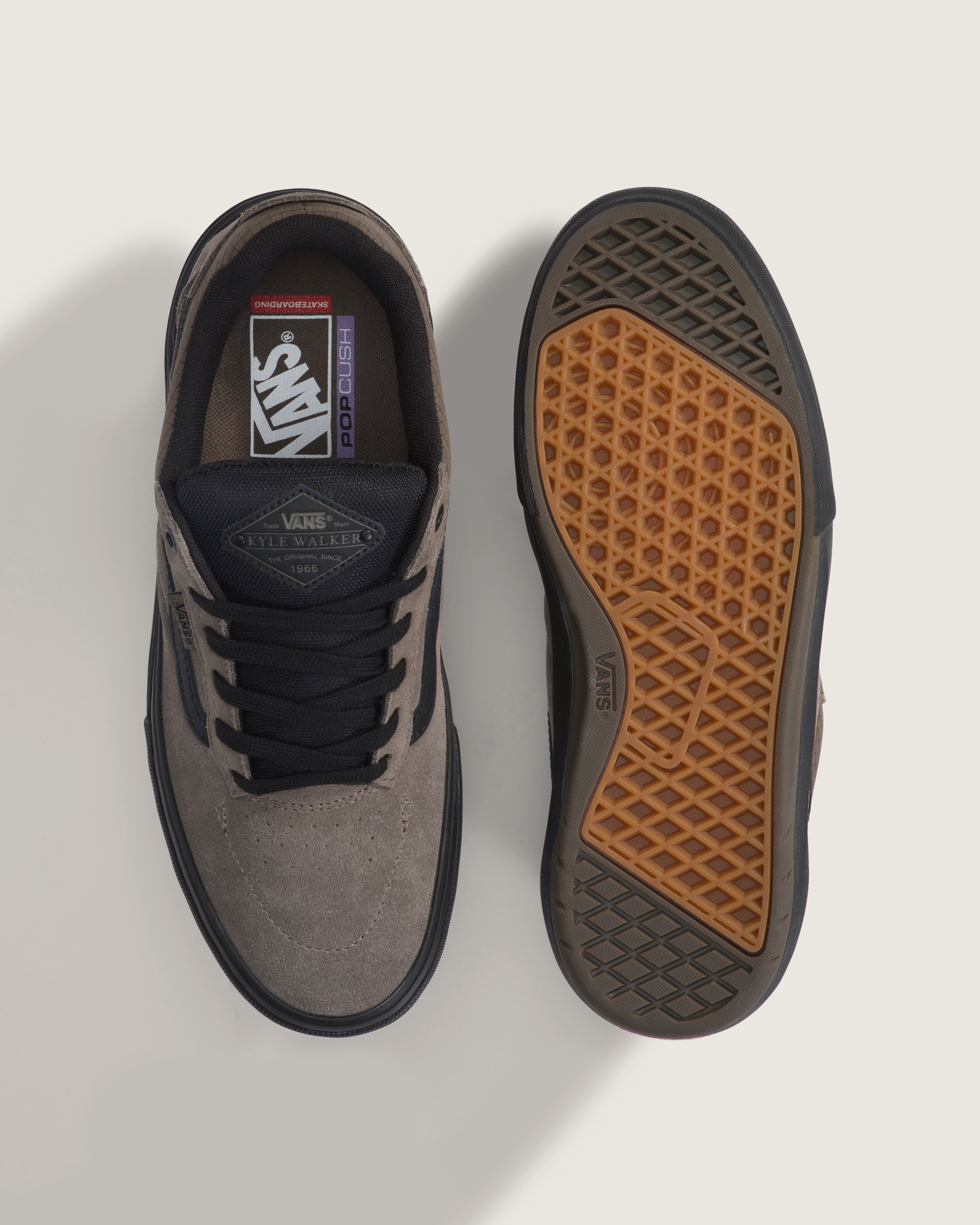 Skate Kyle Walker Wafflecup Shoe VANS Ripstop Bungee Cord Brown ALT2