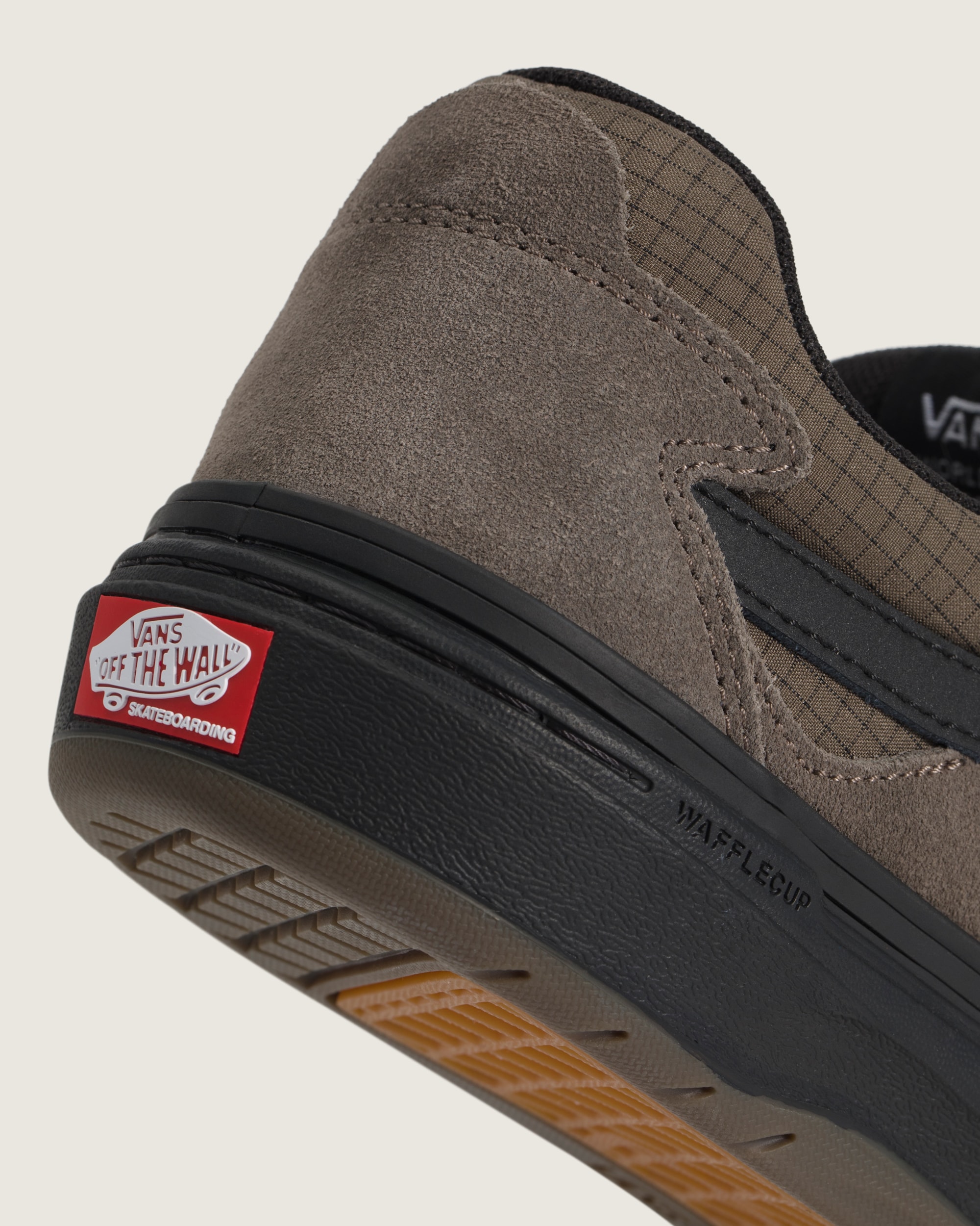 Skate Kyle Walker Wafflecup Shoe VANS Ripstop Bungee Cord Brown ALT6