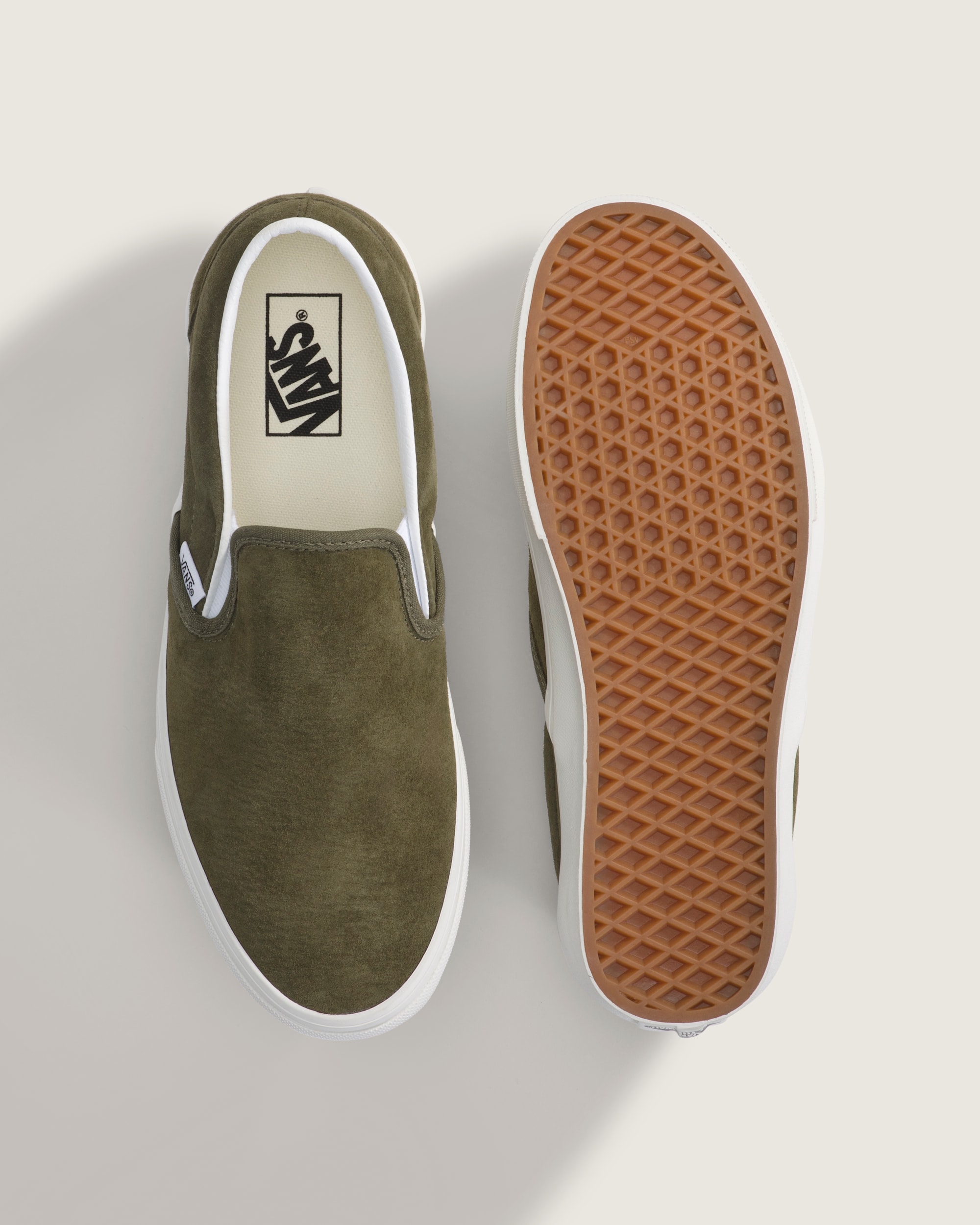 Classic SlipOn Shoe VANS Mossy Olive Green ALT2