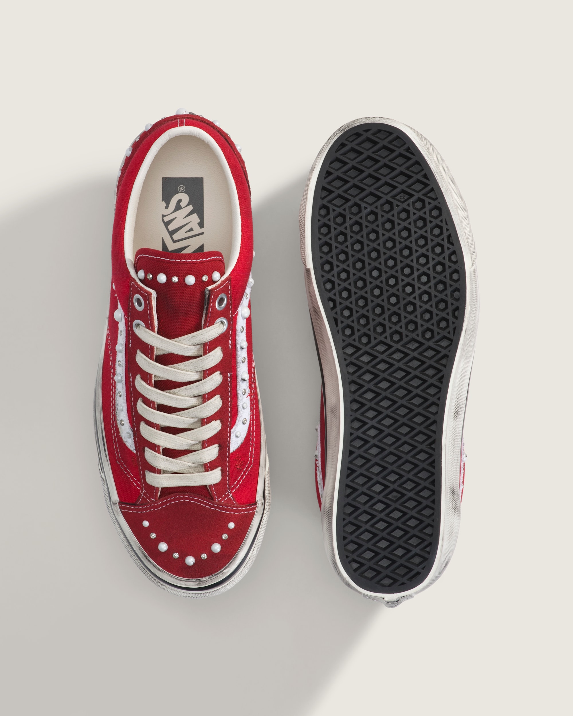 Premium Old Skool 36 Shoe VANS Pearlized Racing Red ALT2