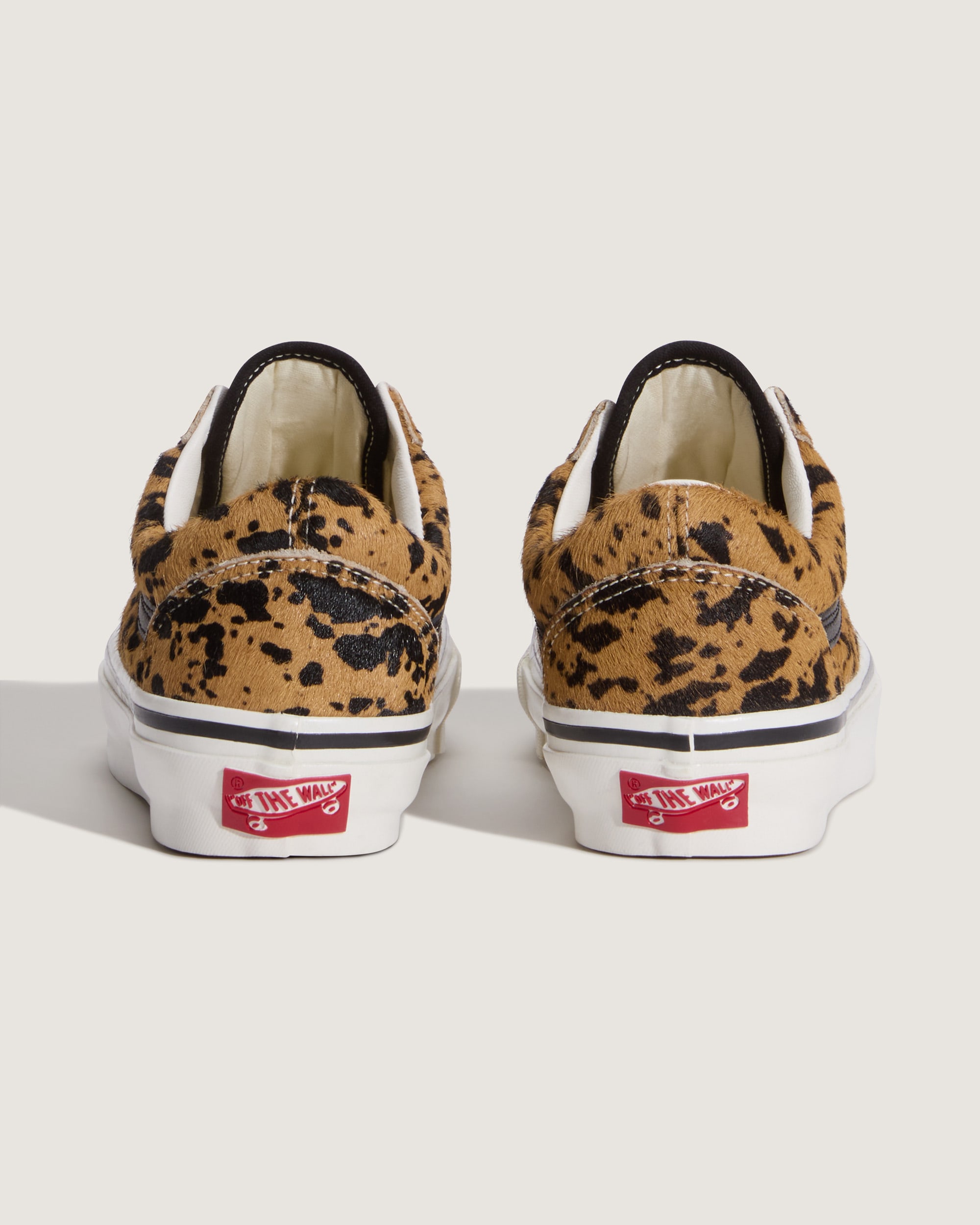 Premium Old Skool Shoe VANS Pony Hair Cow Print ALT3