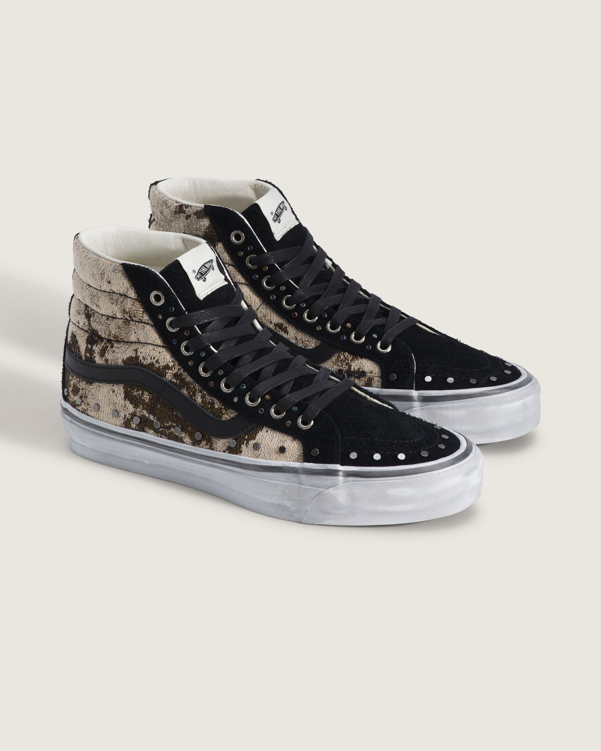 Premium Sk8Hi Shoe VANS Floral Rivets Black  Multi ALT1