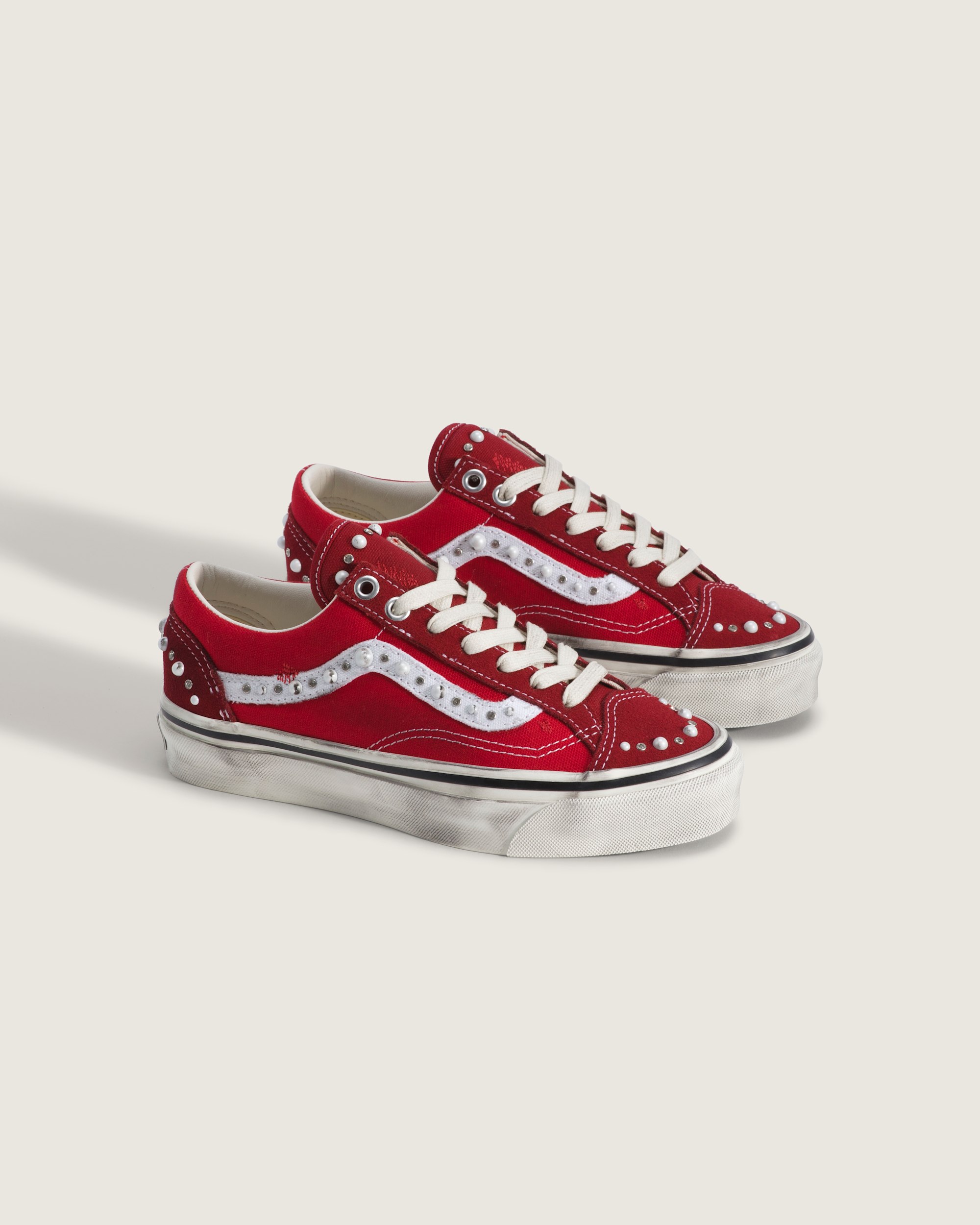 Big Kids Premium Old Skool 36 Shoe VANS Pearlized Racing Red ALT1