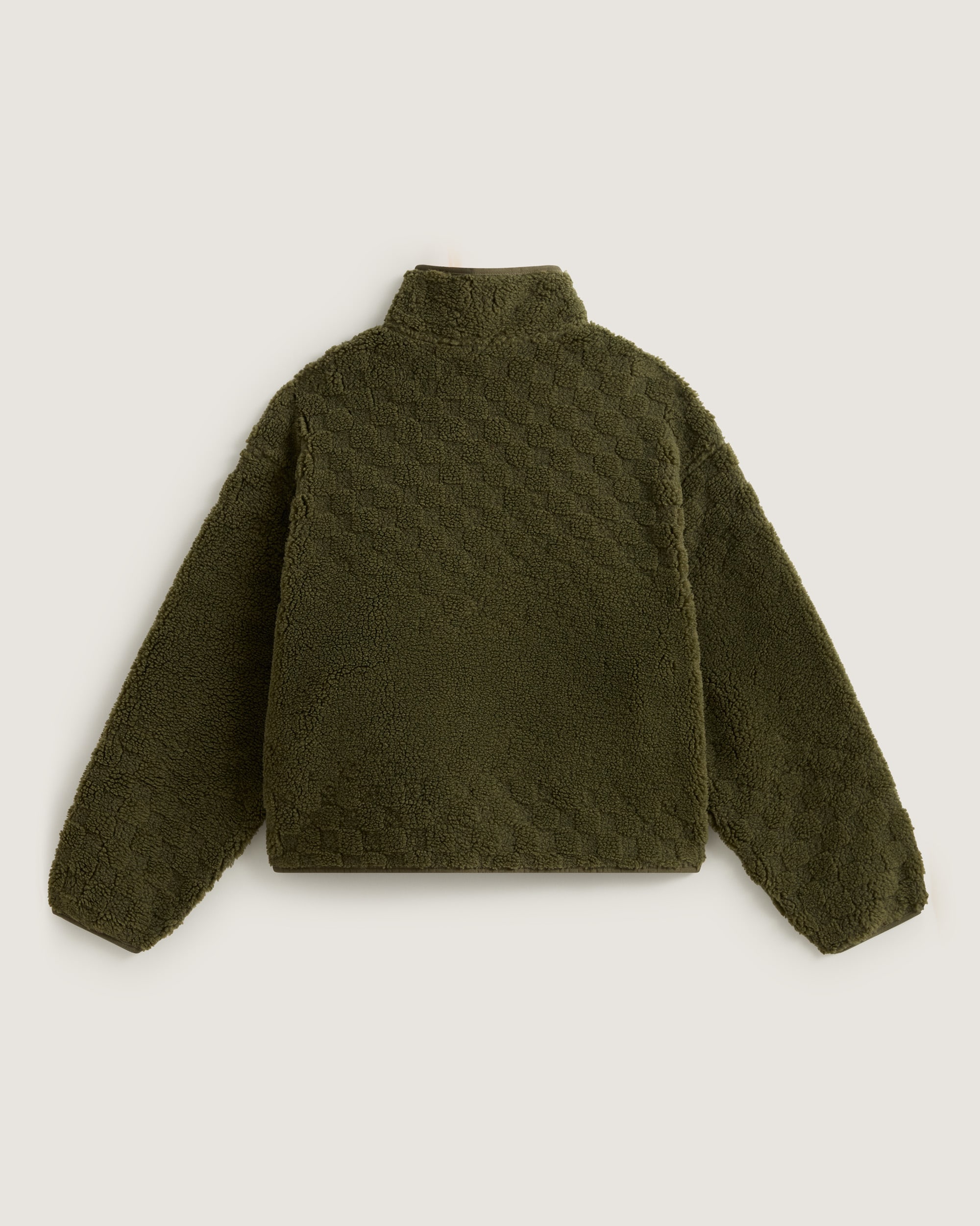 Queens High Pile Jacket VANS Mossy Olive Green ALT1